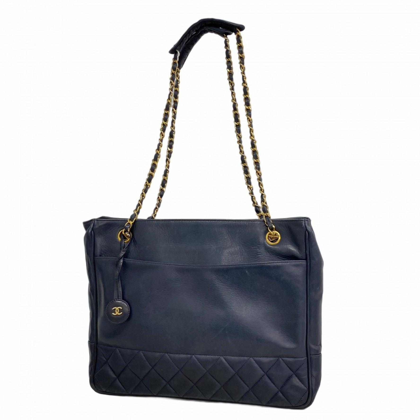 Chanel Matelasse Chain Shoulder Bag, Lambskin