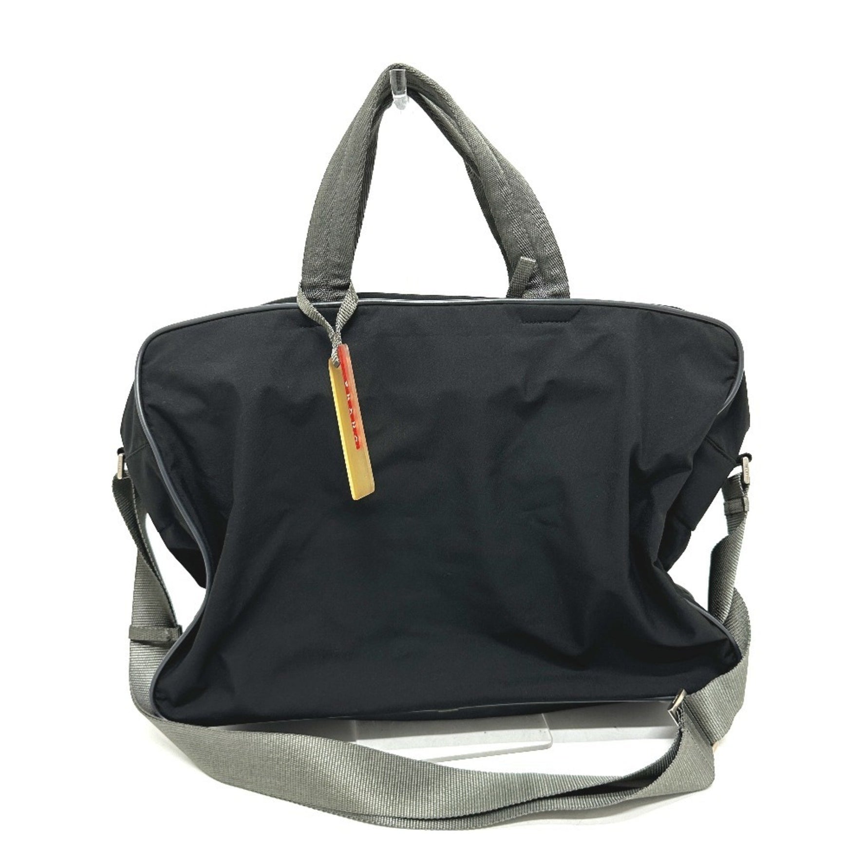 PRADA Sport Logo Bag Boston Nylon Men's