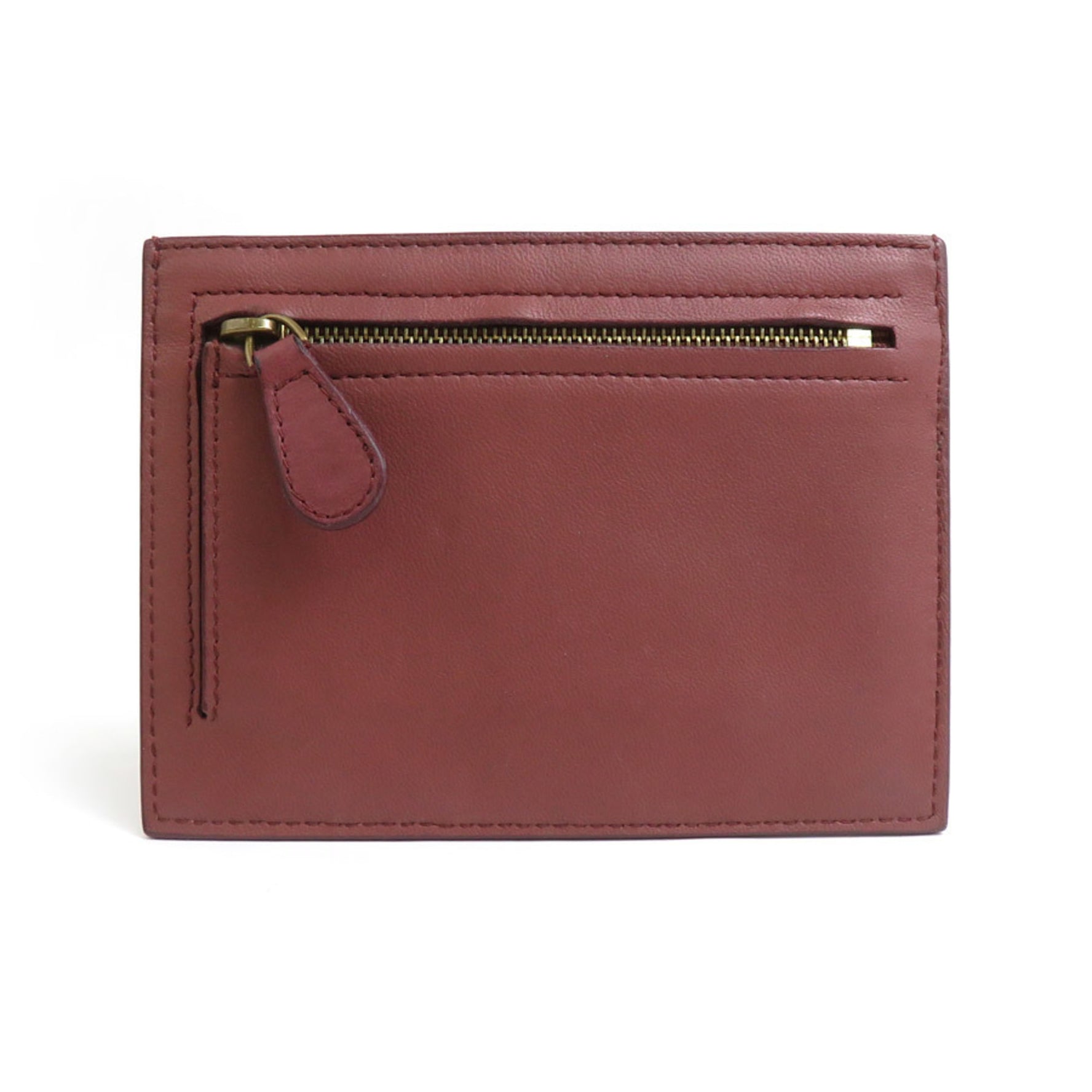 BOTTEGA VENETA Wallet/Coin Case, Business Card Holder/Card Intrecciato Leather, Brown, Men's/Women's, 55874g