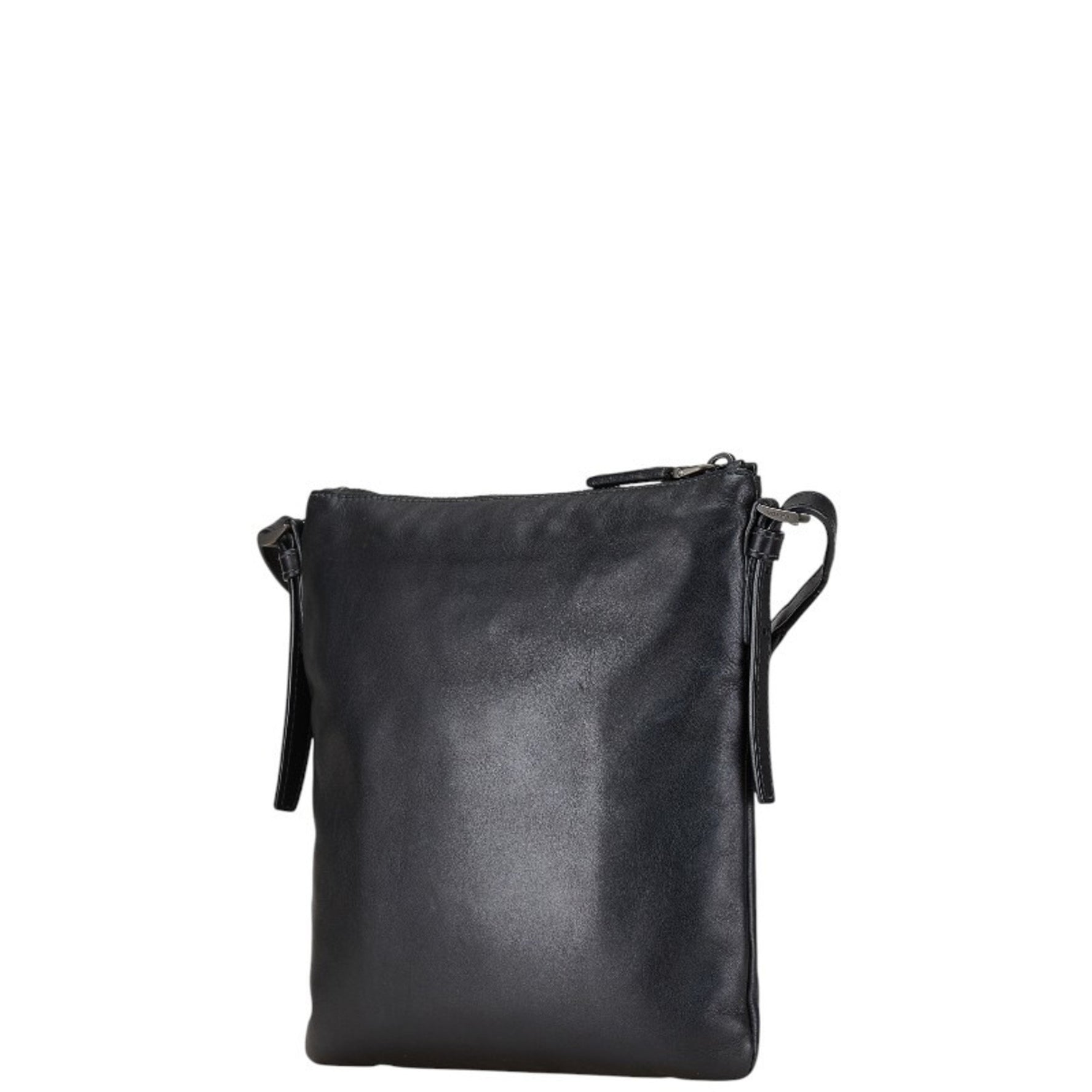 Prada Triangle Logo Crossbody Shoulder Bag Leather