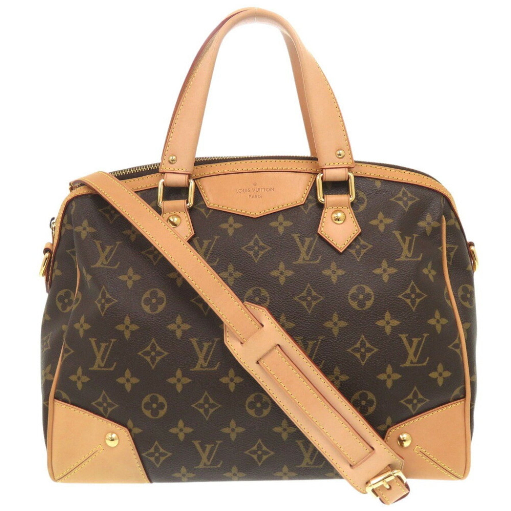 Louis Vuitton Retiro PM Monogram M40325 Brown Handbag 0965LOUIS VUITTON