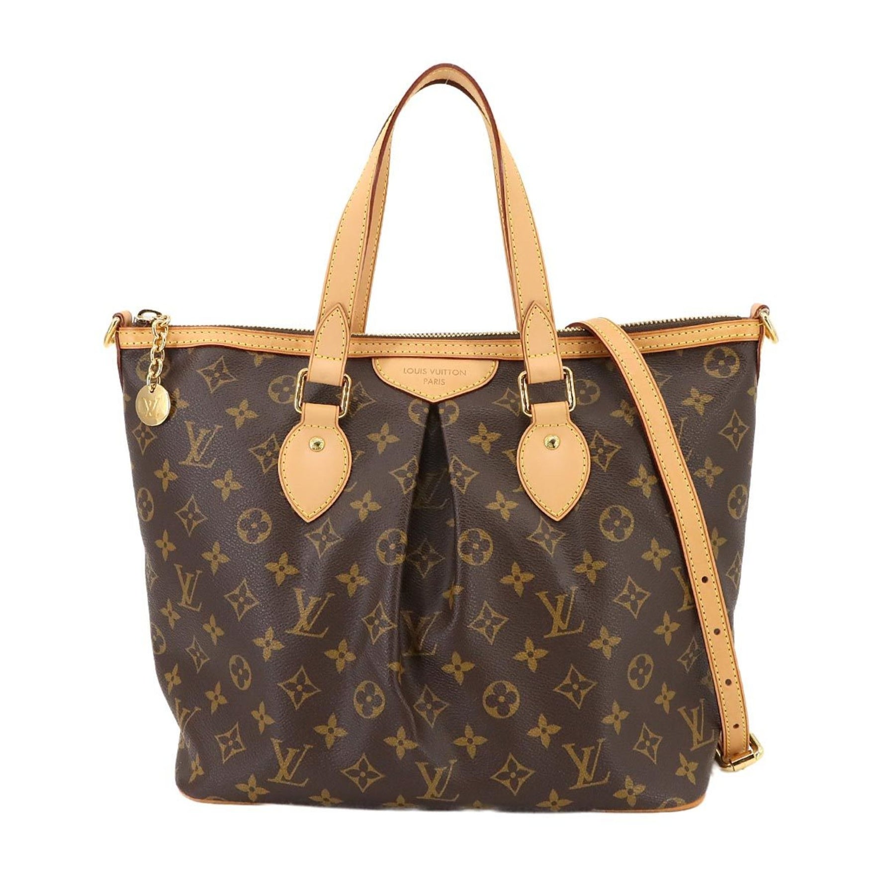 Louis Vuitton Monogram Palermo PM Tote/Shoulder Bag, Brown