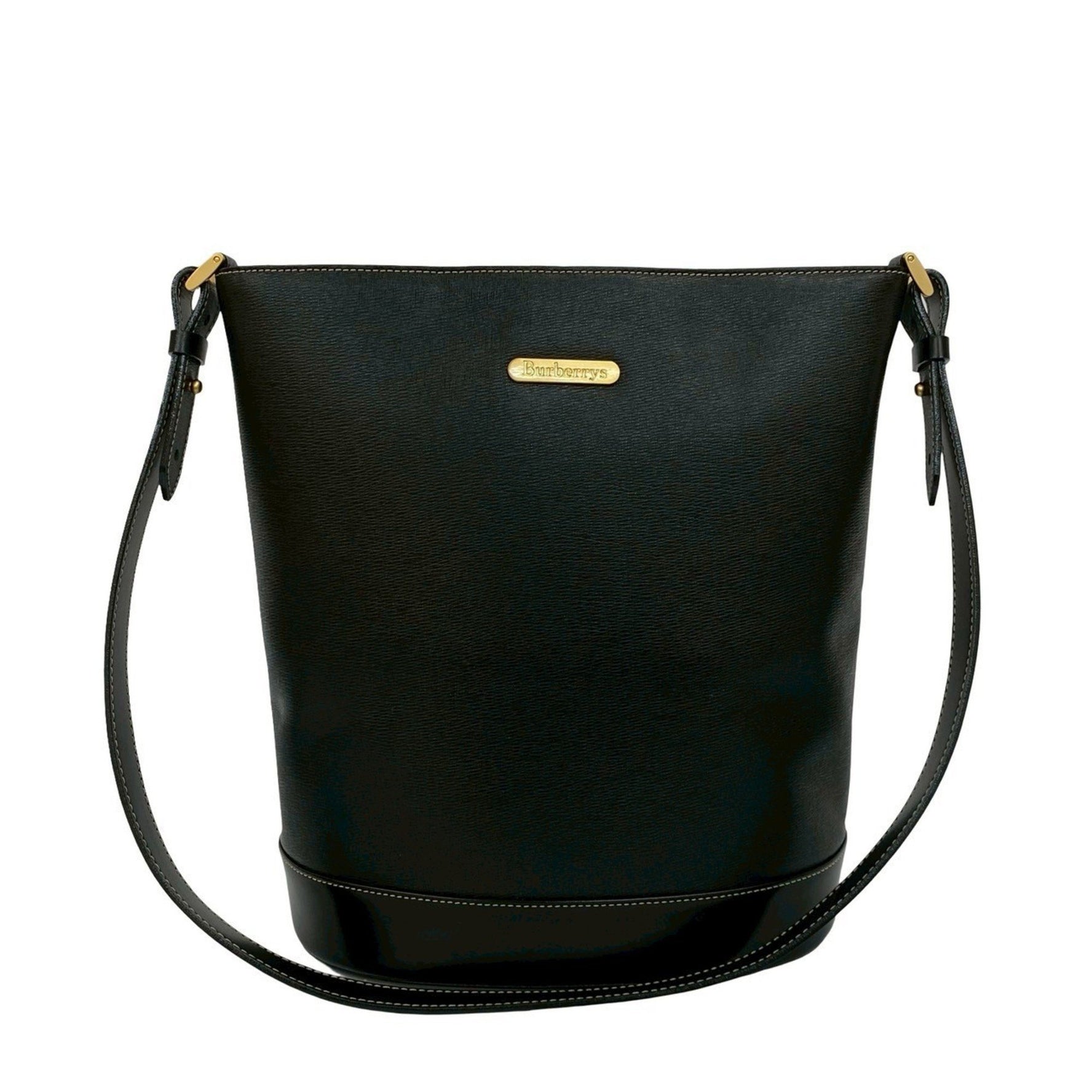Burberry's Nova Check logo hardware leather shoulder bag/body bag in