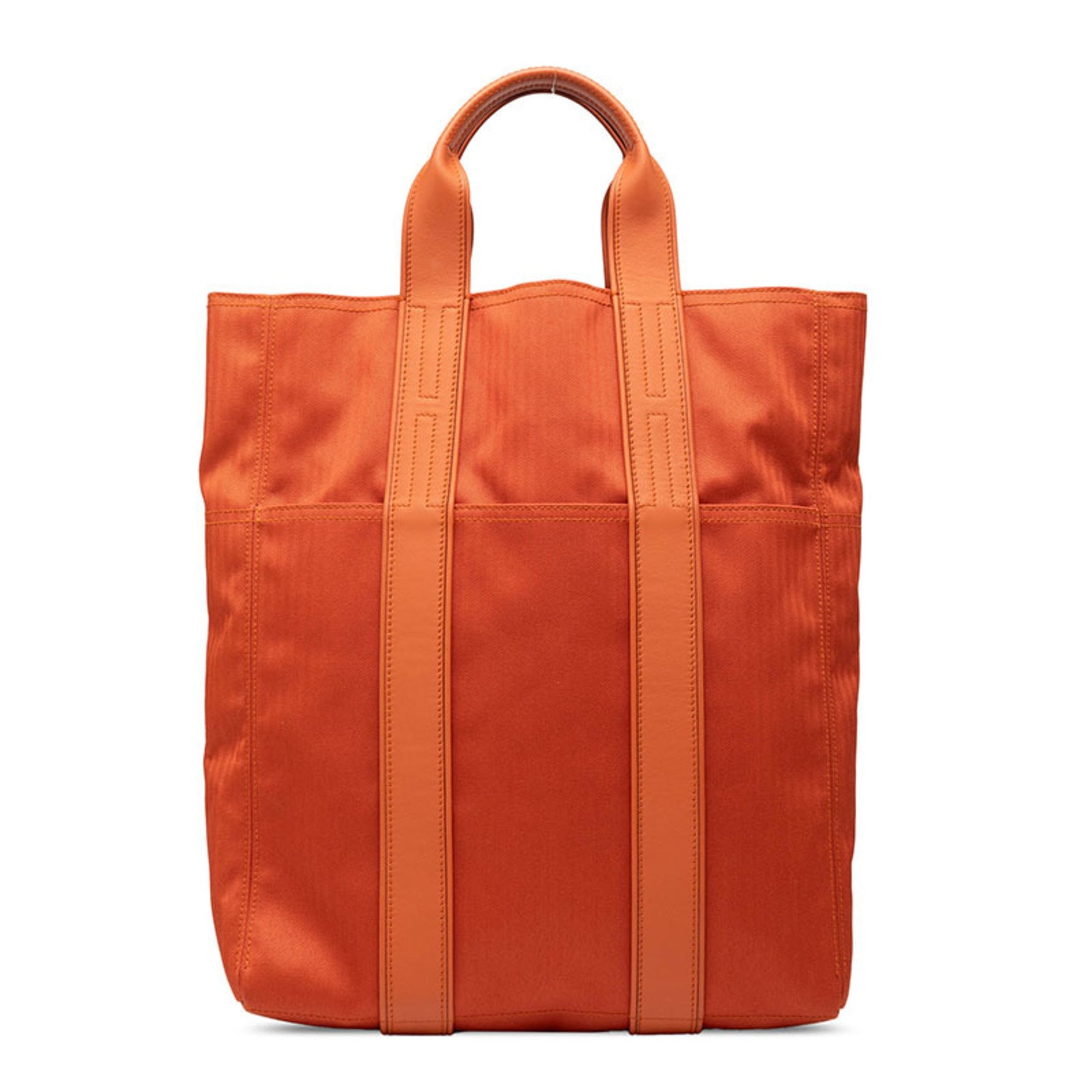 Hermes Hermès Acapulco Cabas MM Tote Bag in Toile Chevron Leather