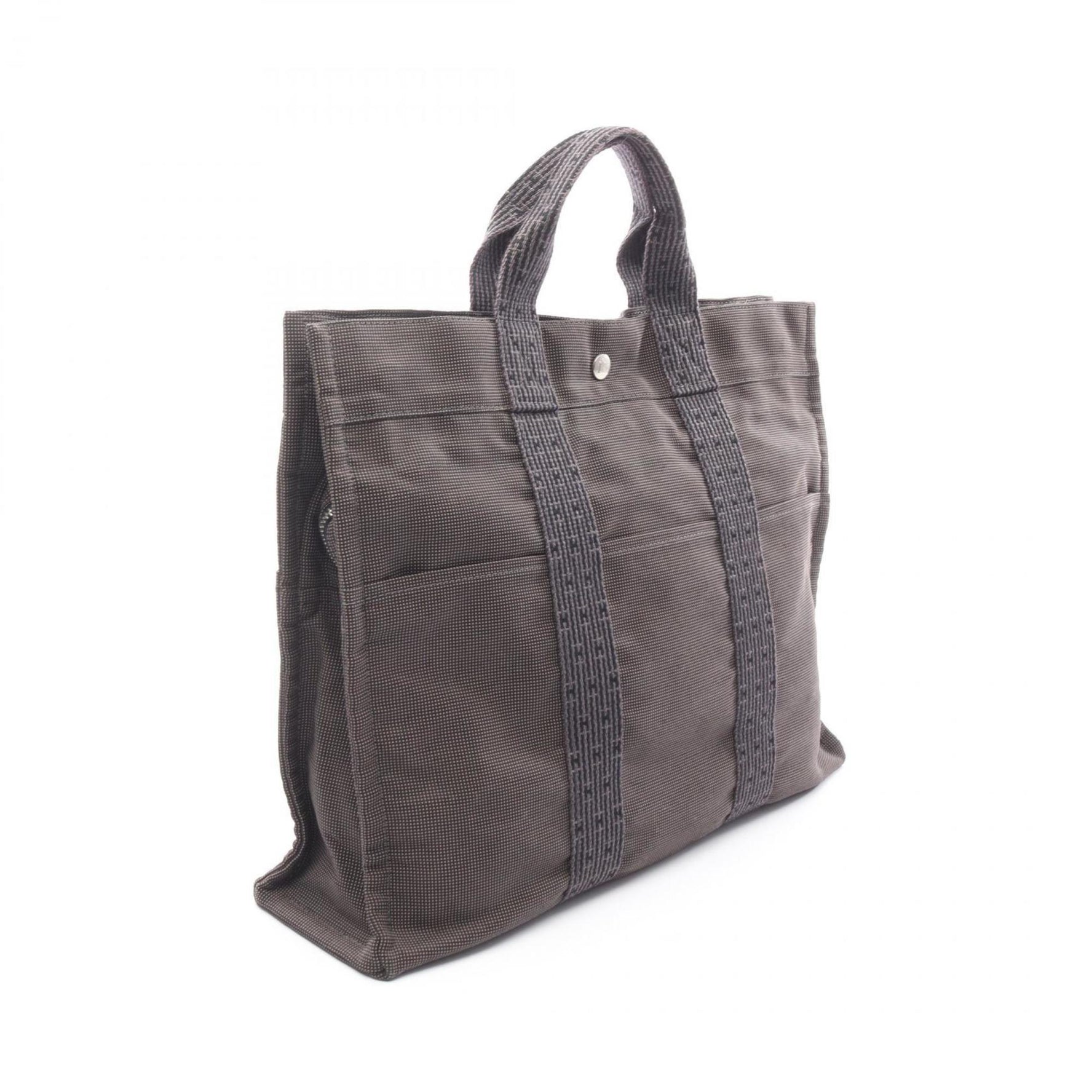 Hermes Hermès Air Line MM Tote Bag, Nylon Canvas, Men's and