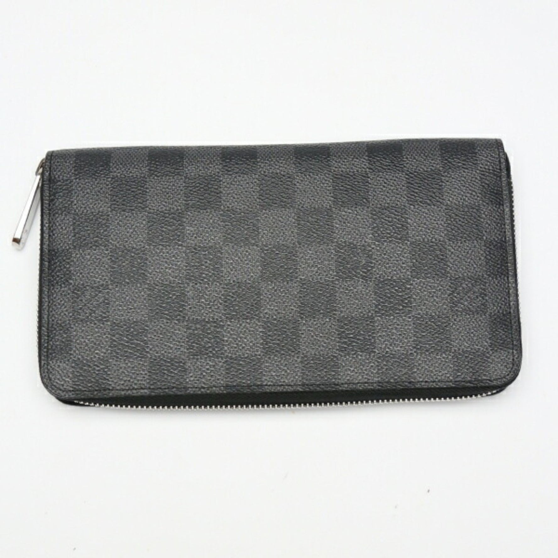 Louis Vuitton Round Zipper Damier Graphite Zippy Organizer Long Wallet LV
