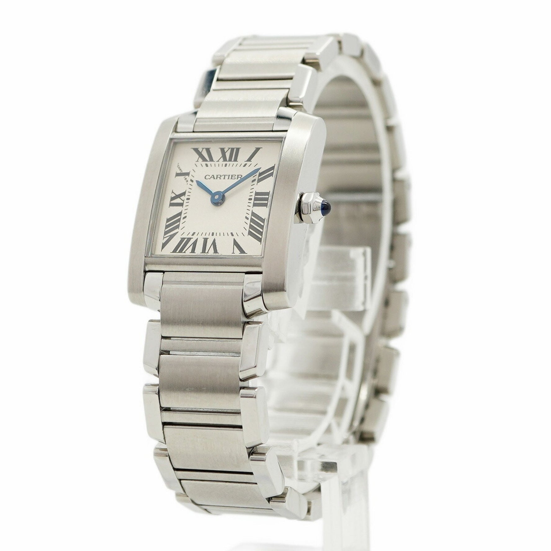 Cartier Tank Française SM Ivory Dial Watch