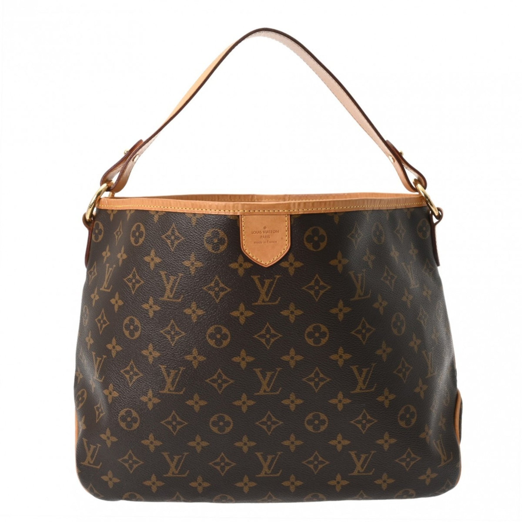 LOUIS VUITTON Monogram Delightful PM Brown Canvas Semi-Shoulder Bag, Condition: B, Pre-owned, Ginzo
