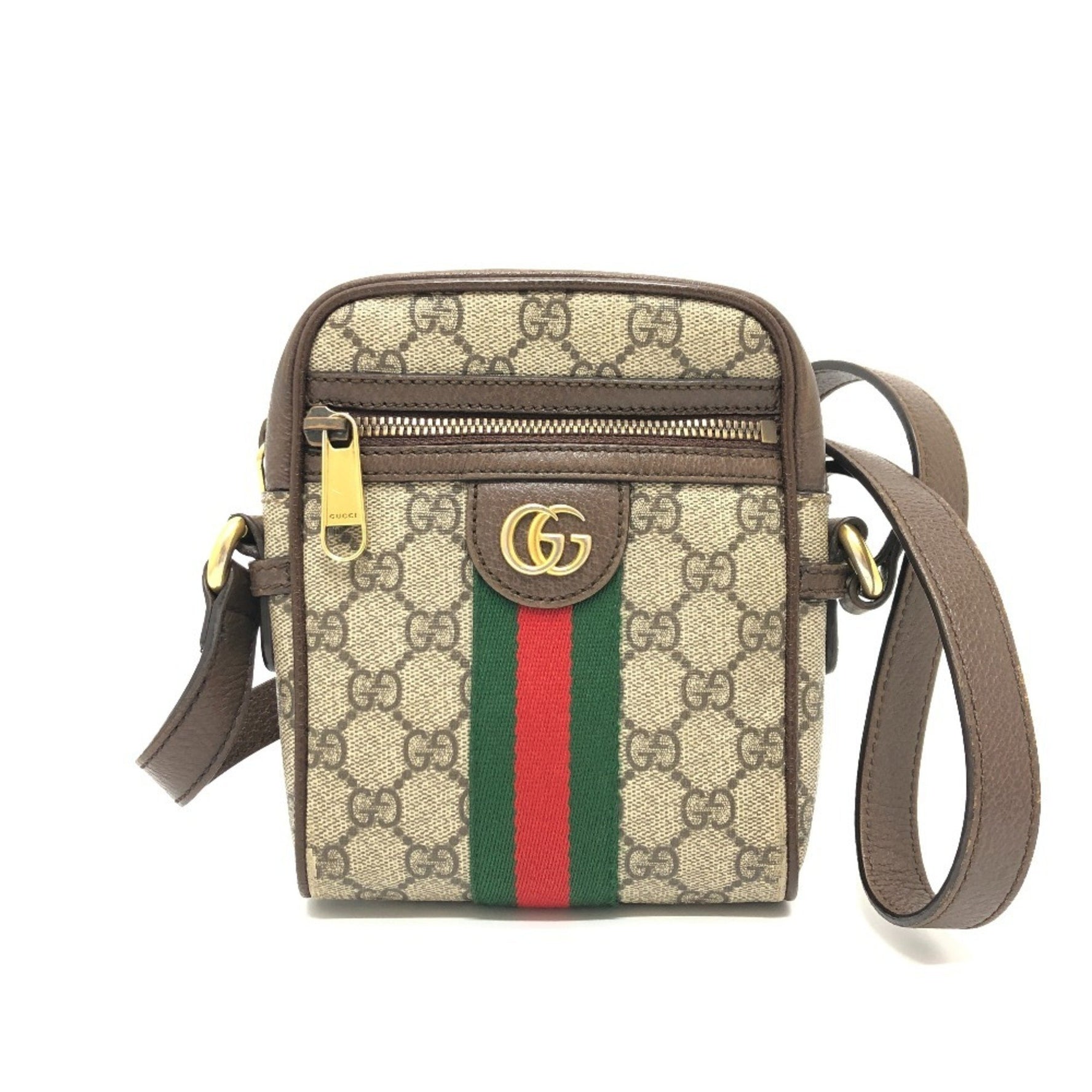 GUCCI GG Supreme Ophidia Shoulder Bag, Crossbody Canvas