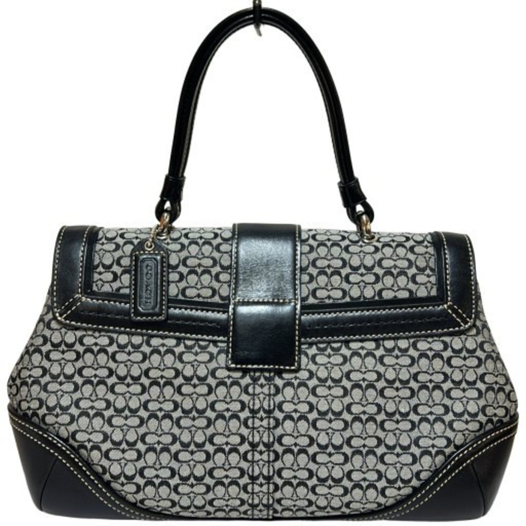 COACH Soho Mini Signature Handbag 7078 Leather Canvas SOHO Mikunigaoka Store