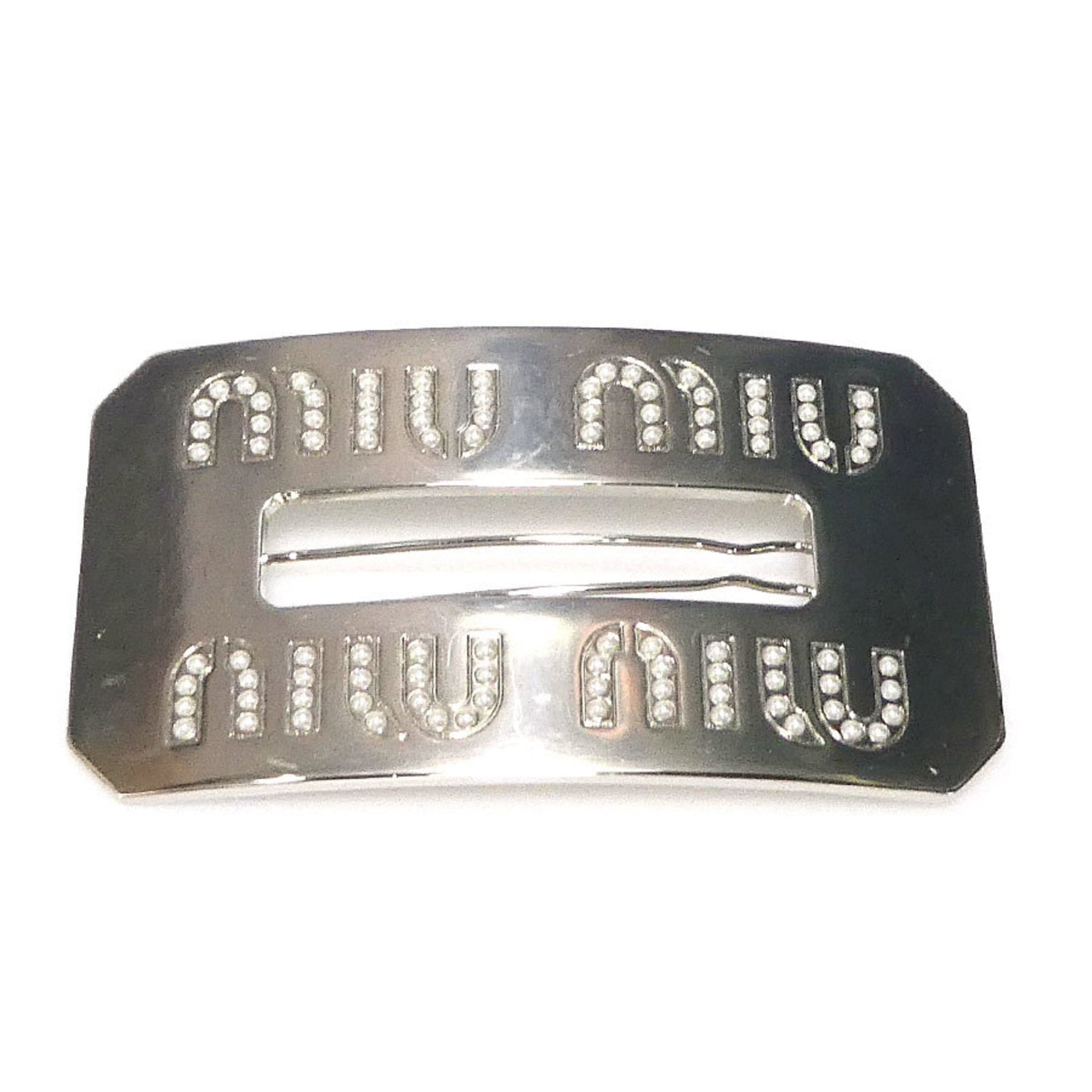 Miu Miu Miu MIUMIU Barrette Hairpin Hair Accessory Metal