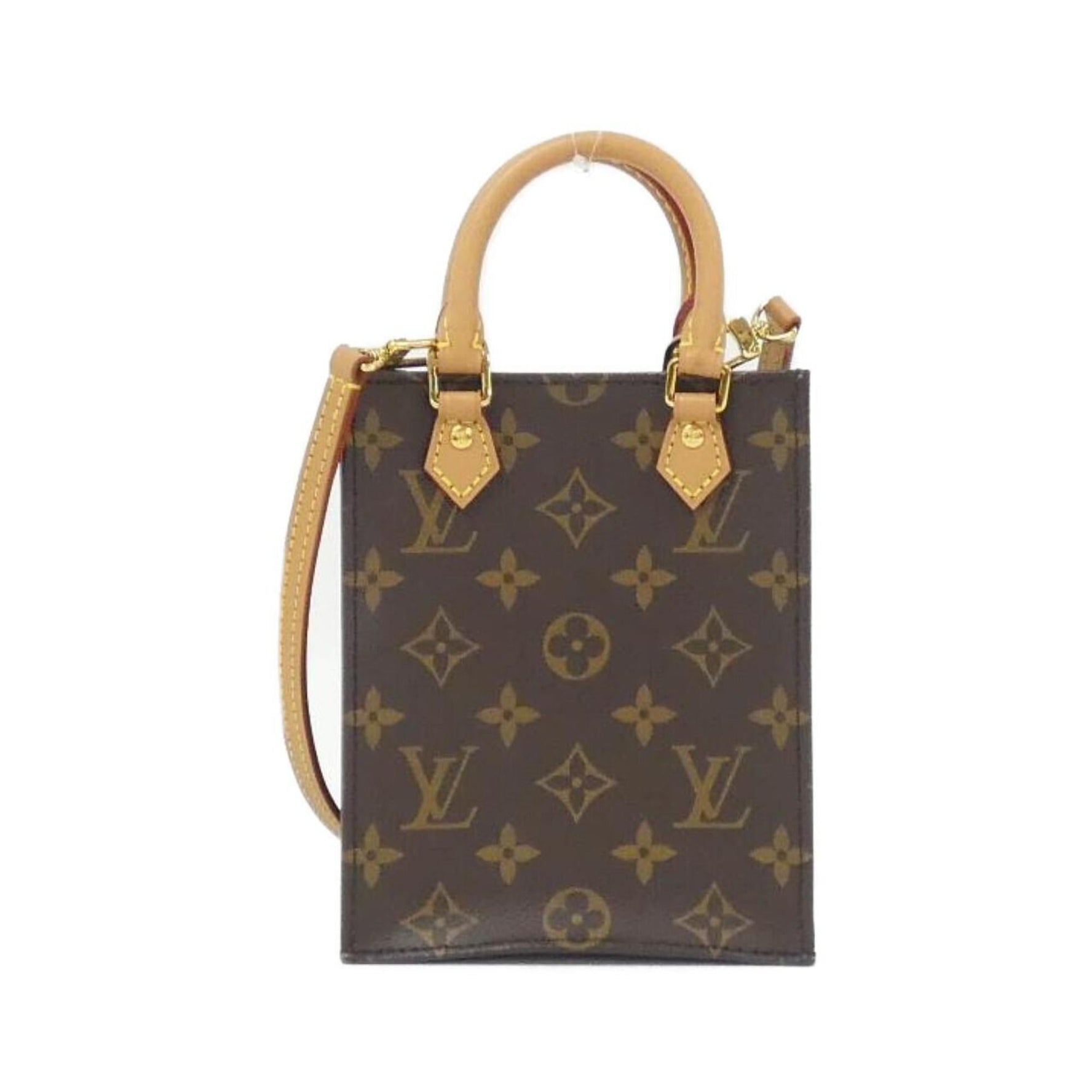 Louis Vuitton Monogram Petite Sac Plat Handbag