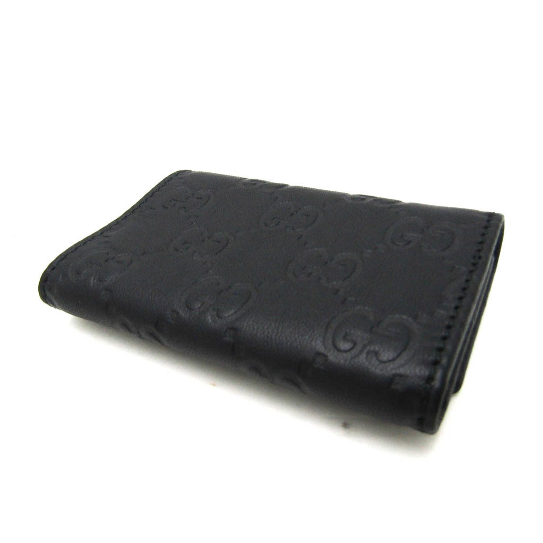 Gucci Guccissima Women,Men Leather Key Case