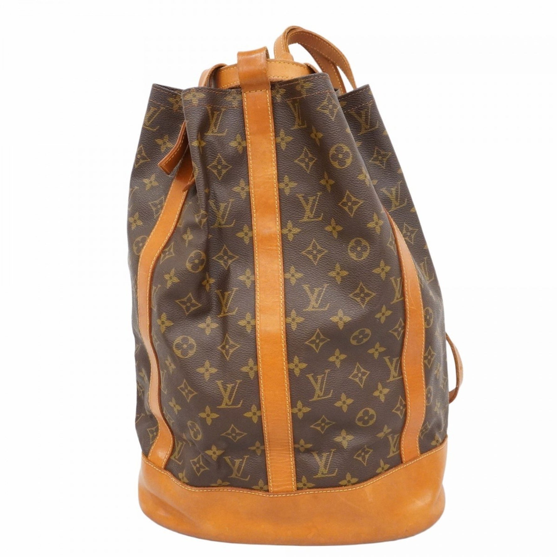 Louis Vuitton Monogram Randonne GM Shoulder Bag M42244 Brown Women's