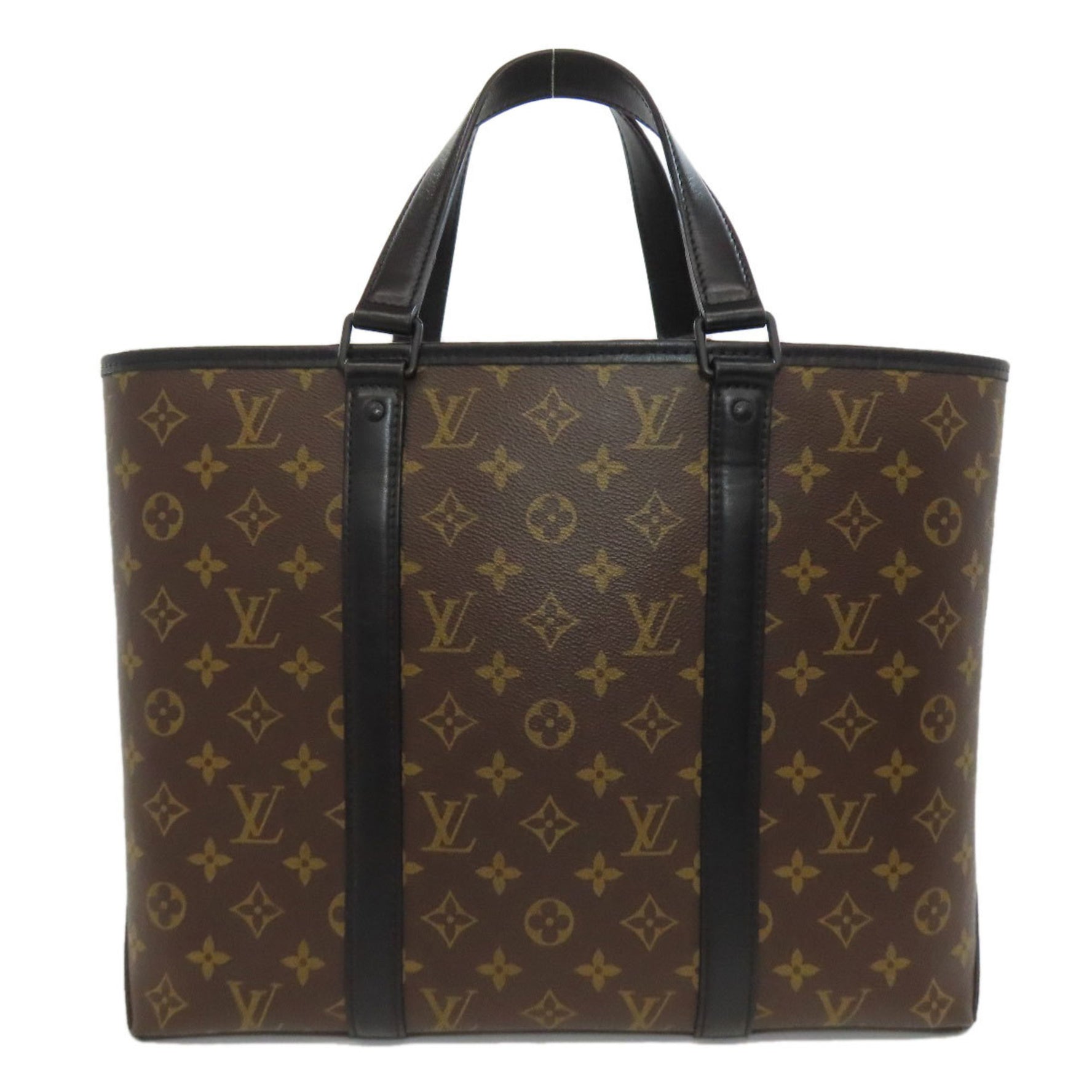 Louis Vuitton Weekend PM Tote Bag Monogram Macassar LOUIS VUITTON