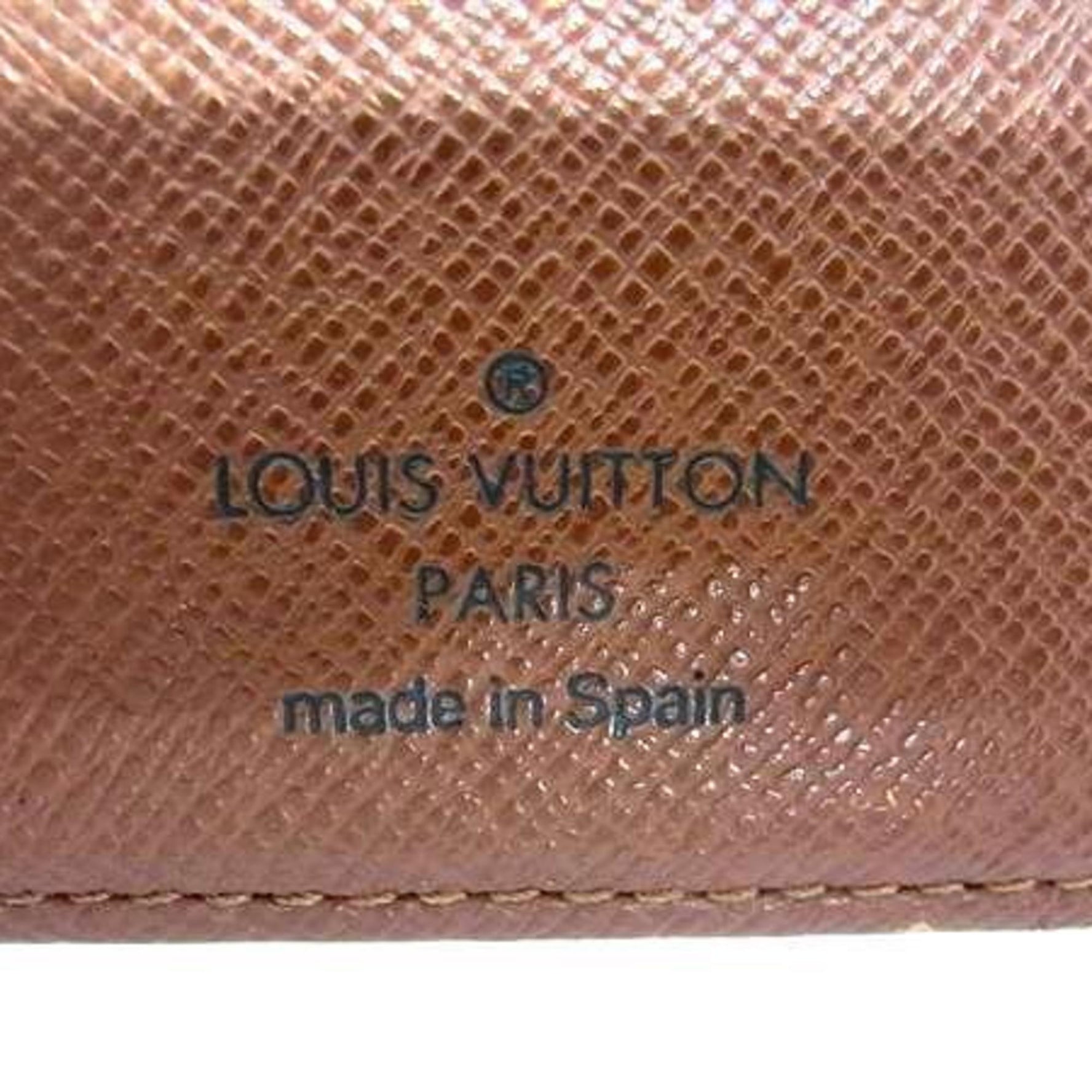 LOUIS VUITTON Monogram Agenda Poche Planner Cover Leather