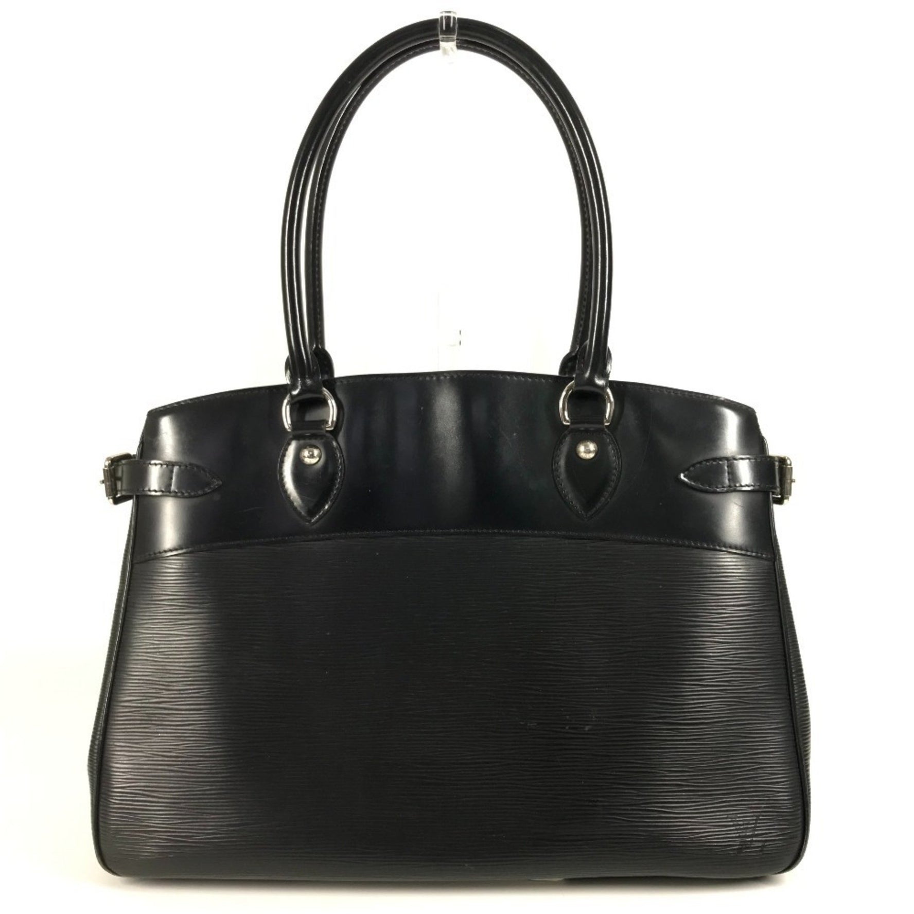 LOUIS VUITTON Epi Leather Passy GM Tote Bag, Shoulder Leather, Men's/Women's, Noir/Black