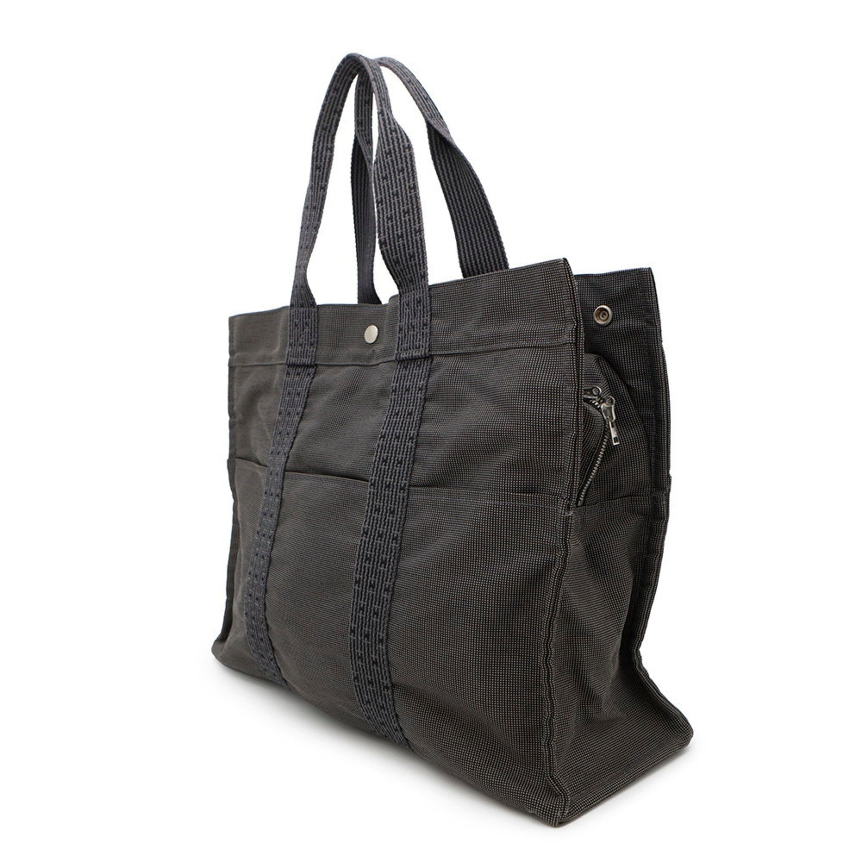 Hermes Air Line Tote GM Canvas Handbag Bag