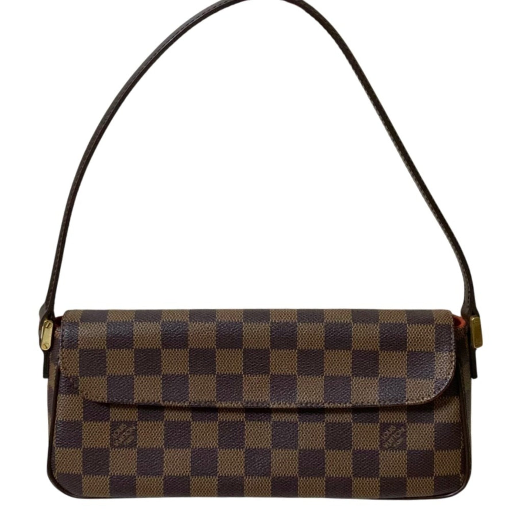 LOUIS VUITTON Recoleta Damier Handbag Ebene
