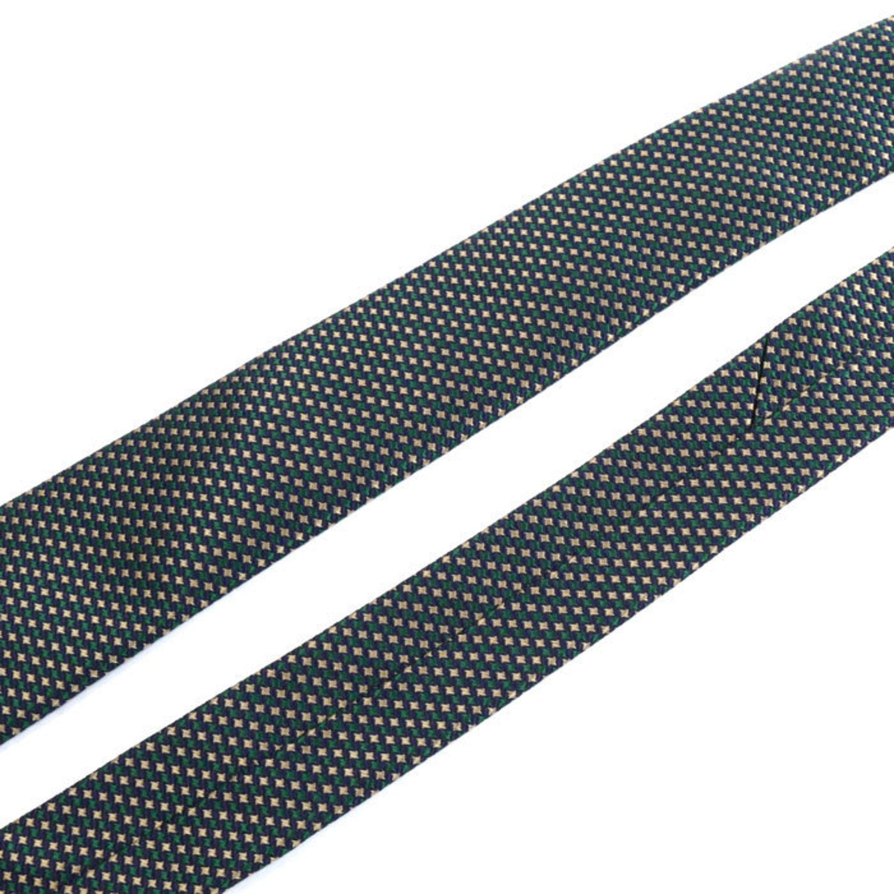 GUCCI Animalier Bee Tie Green Multicolor