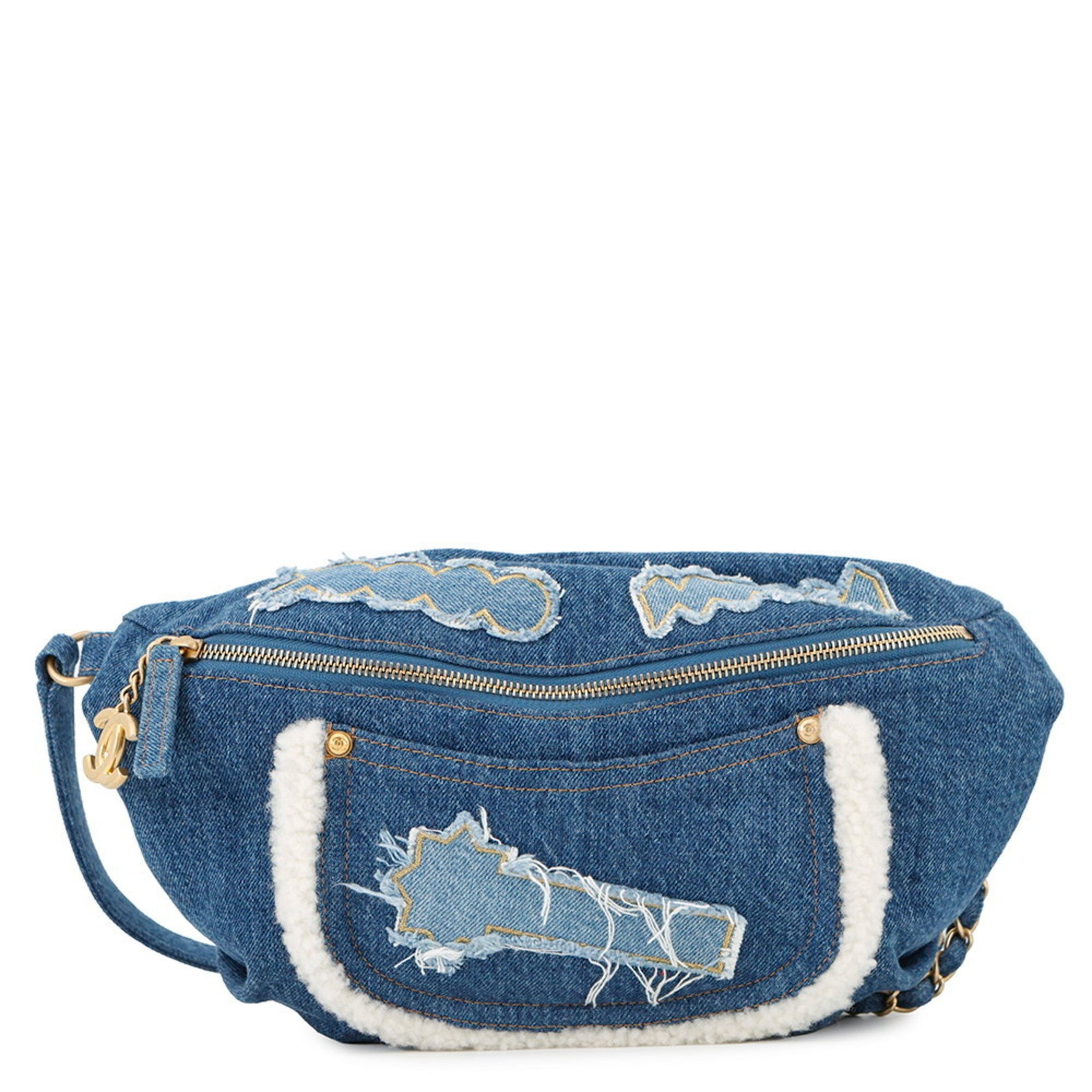 Chanel body bag with Coco Mark denim