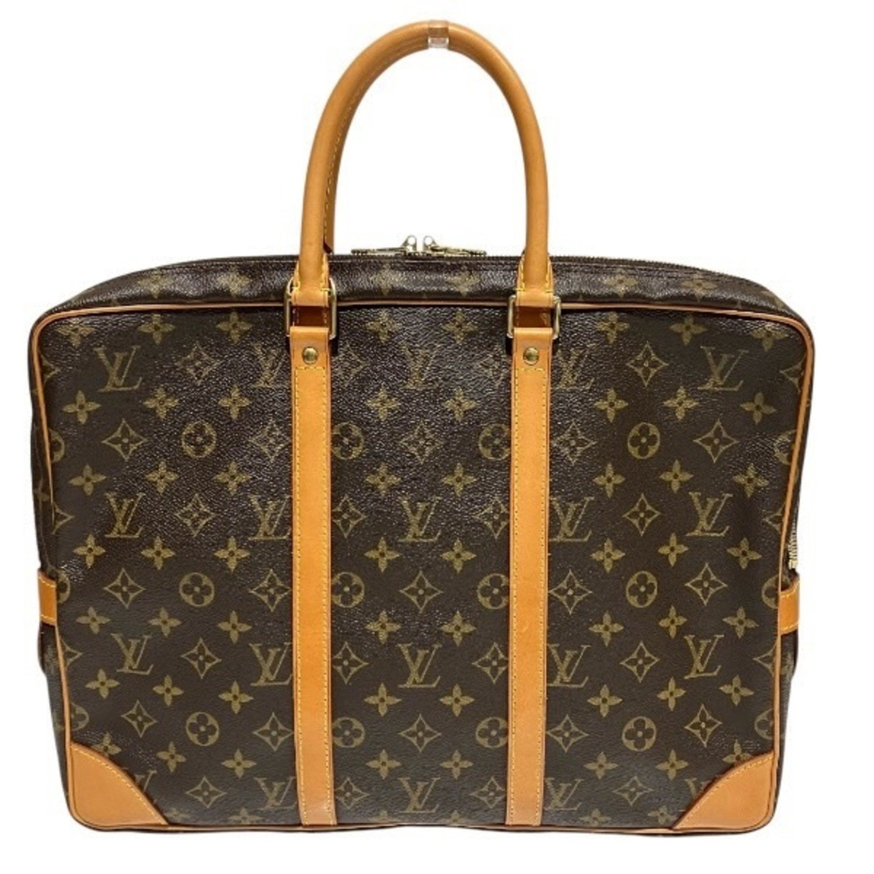 Louis Vuitton Monogram Porte-Document Voyage Bag Handbag Men's