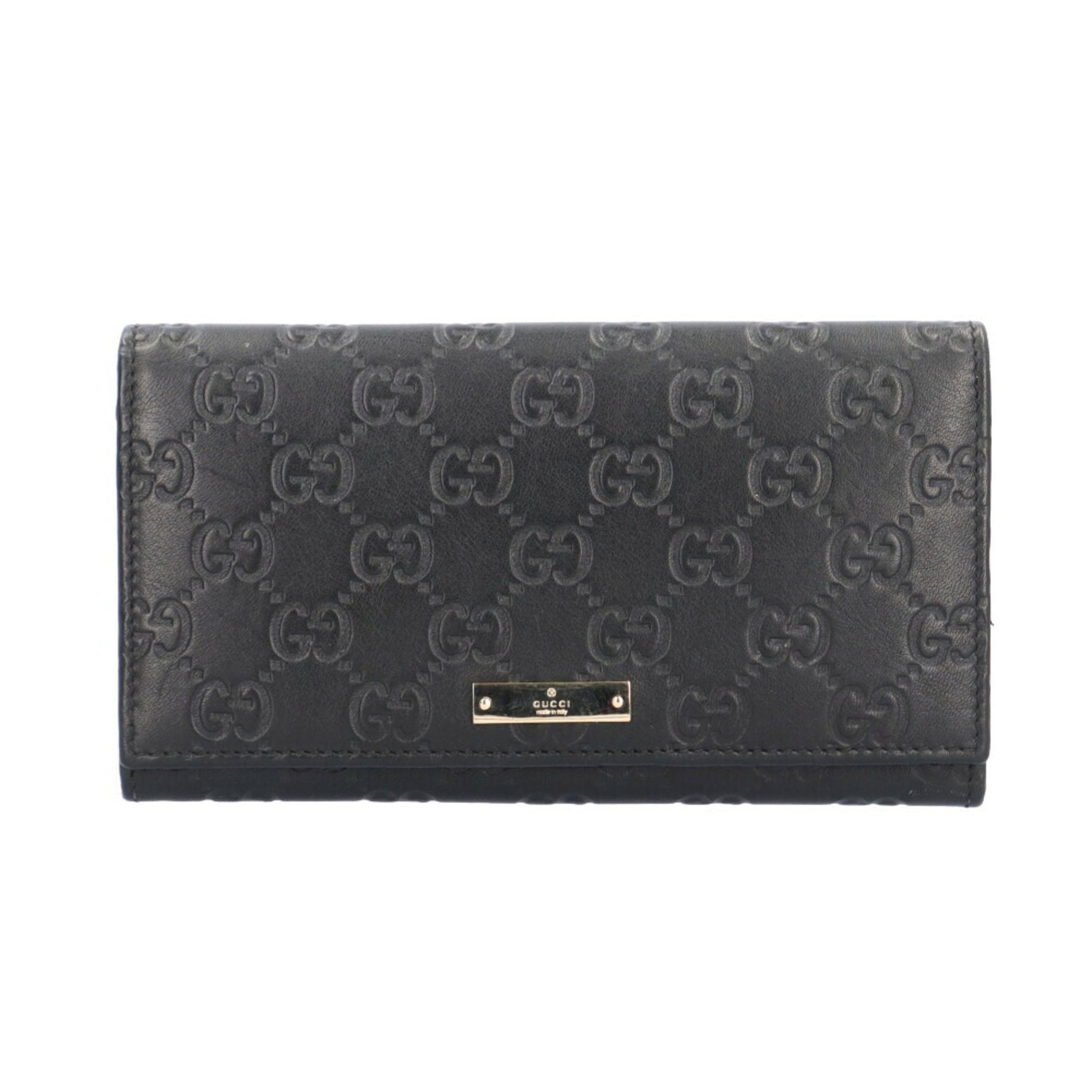 Gucci Guccissima Long Wallet Leather