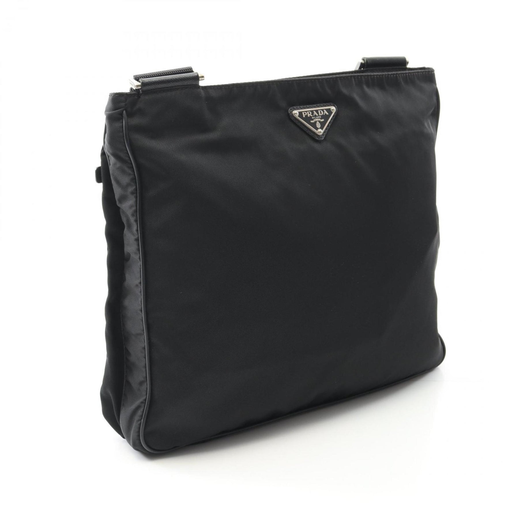 Prada Viaggio Shoulder Bag in Nylon and Saffiano Leather