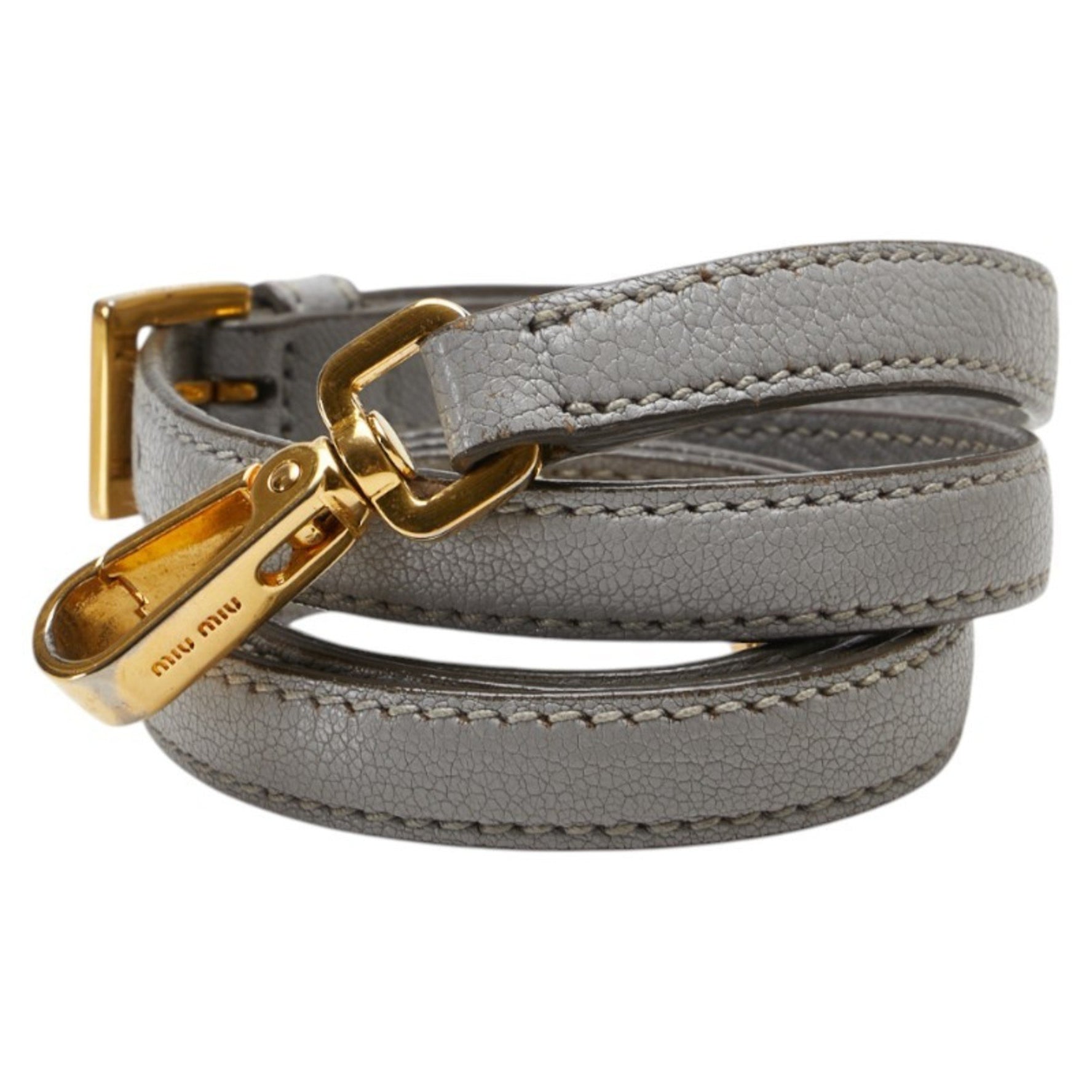 Miu Miu Miu Shoulder Strap Leather MIUMIU