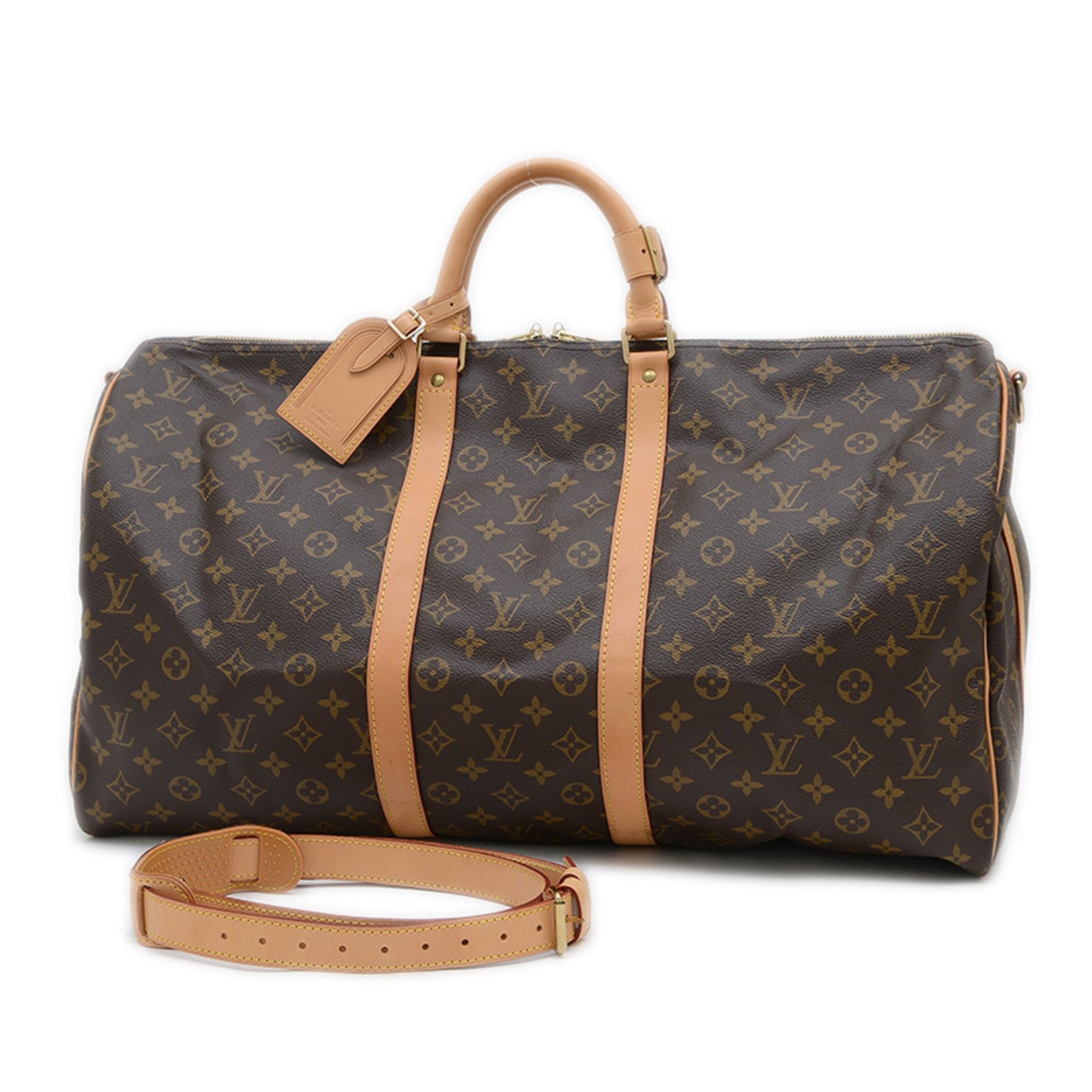 Louis Vuitton Monogram Keepall Bandouliere 55 Boston Bag M41414 BP