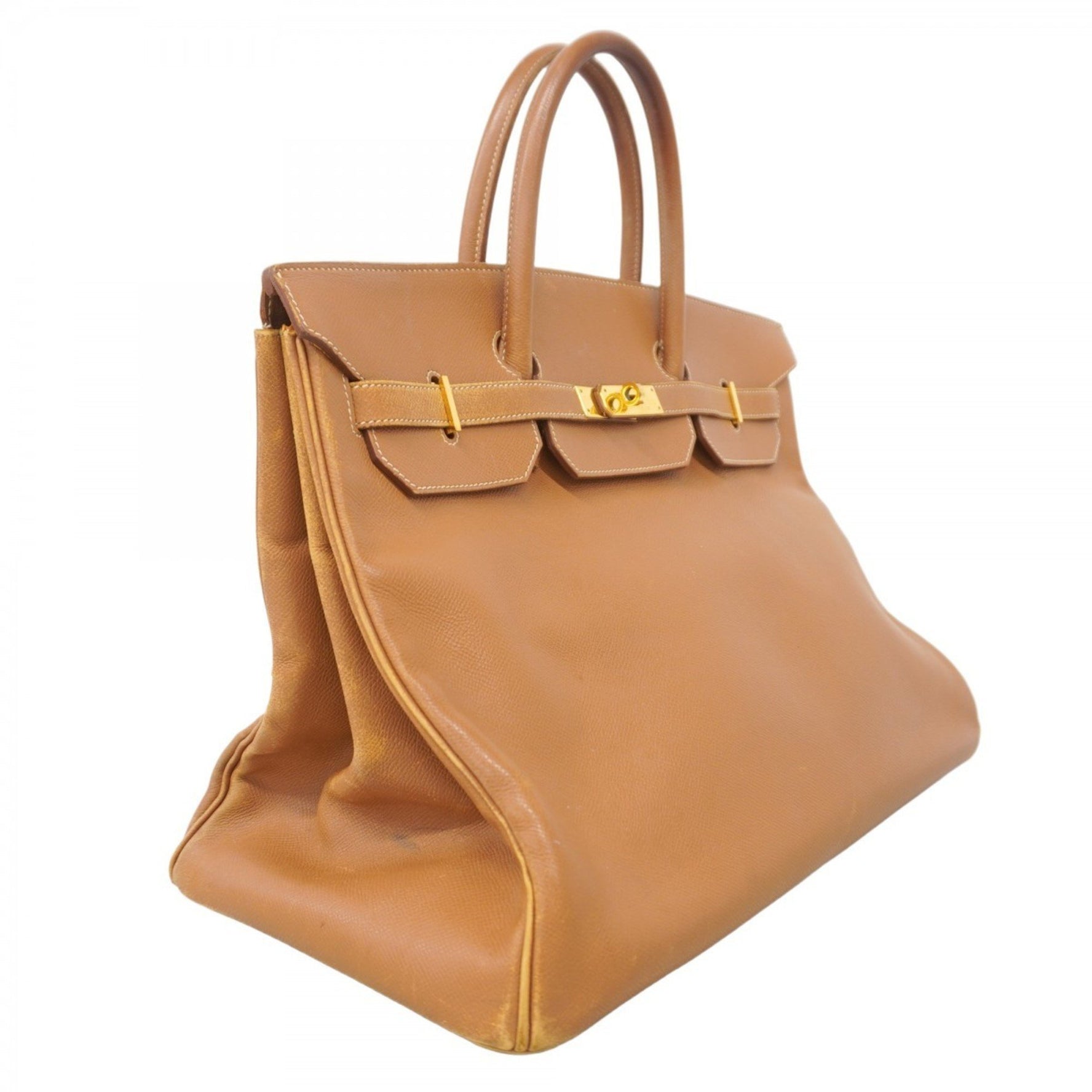 Hermes Hermès Birkin 40 Handbag, Epsom Leather, Gold, B Stamp, Women's, P1136111