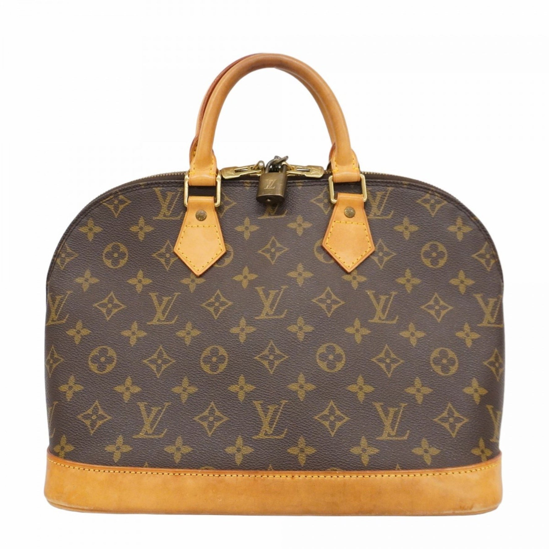 Louis Vuitton Monogram Alma Handbag M51130 Brown Women's