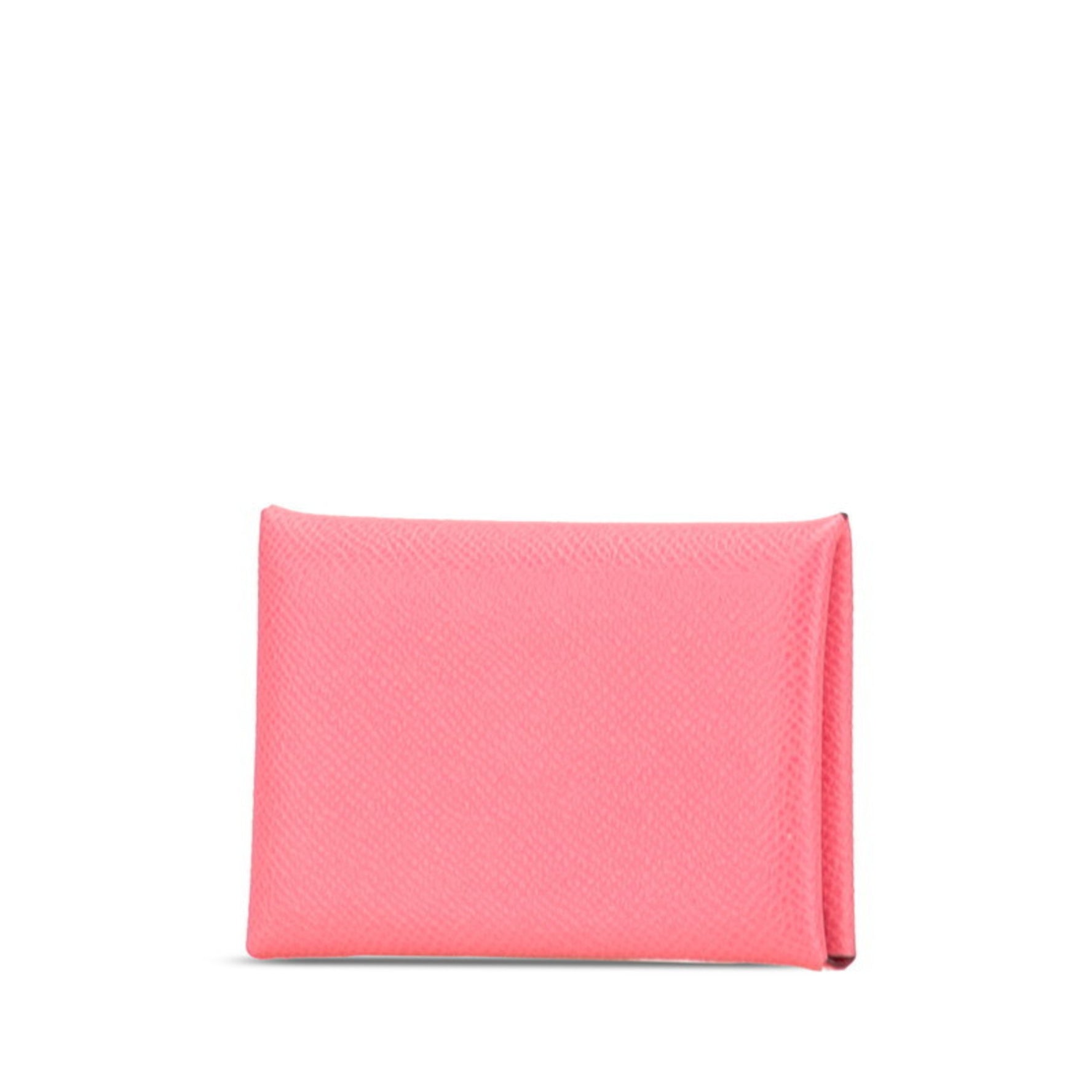 Hermès Calvi Wallet/Coin Case Rose Azalee Pink Epsom Leather HERMES