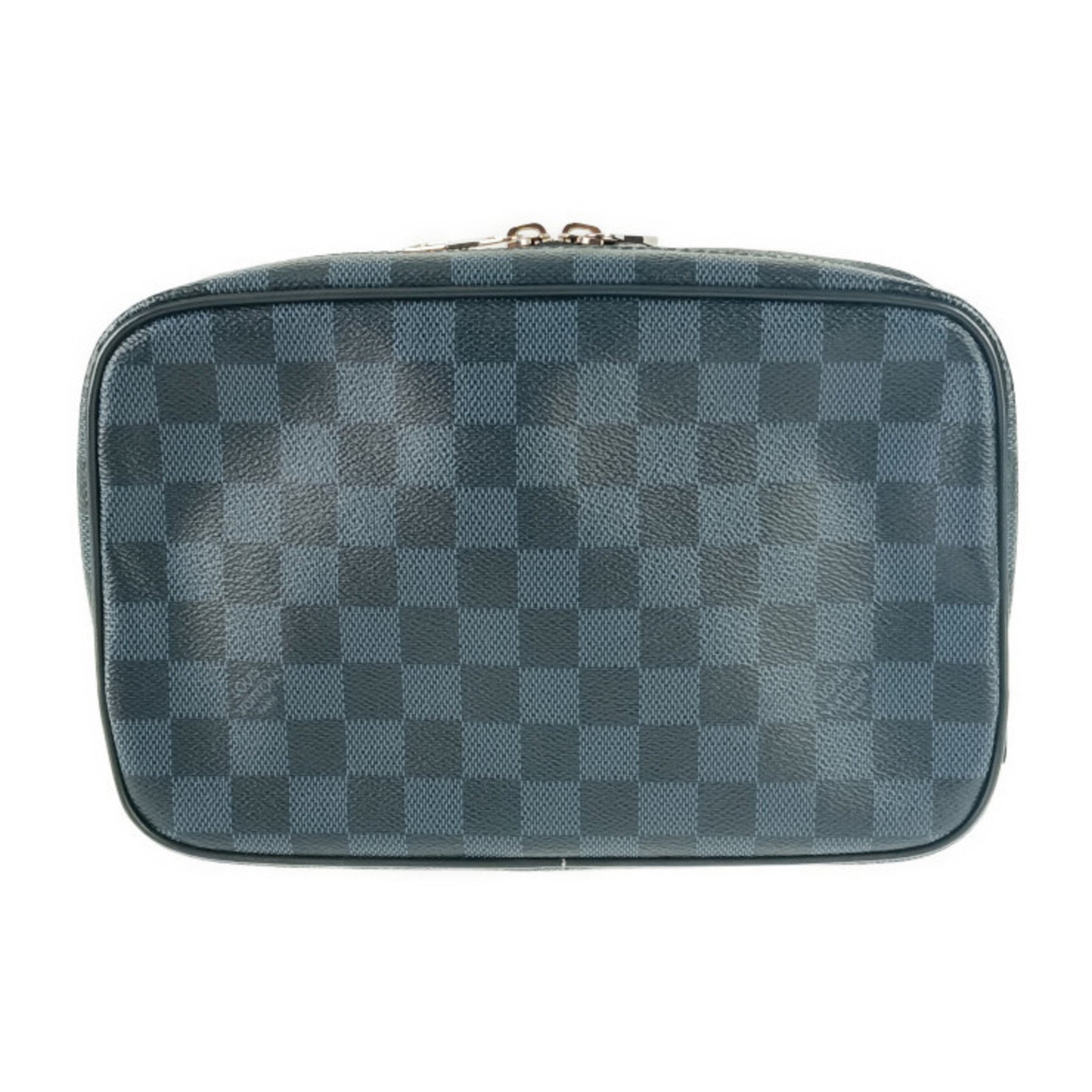 Louis Vuitton Second Bag Truss Toilette GM Navy Damier Cobalt Canvas Men's Pouch Clutch