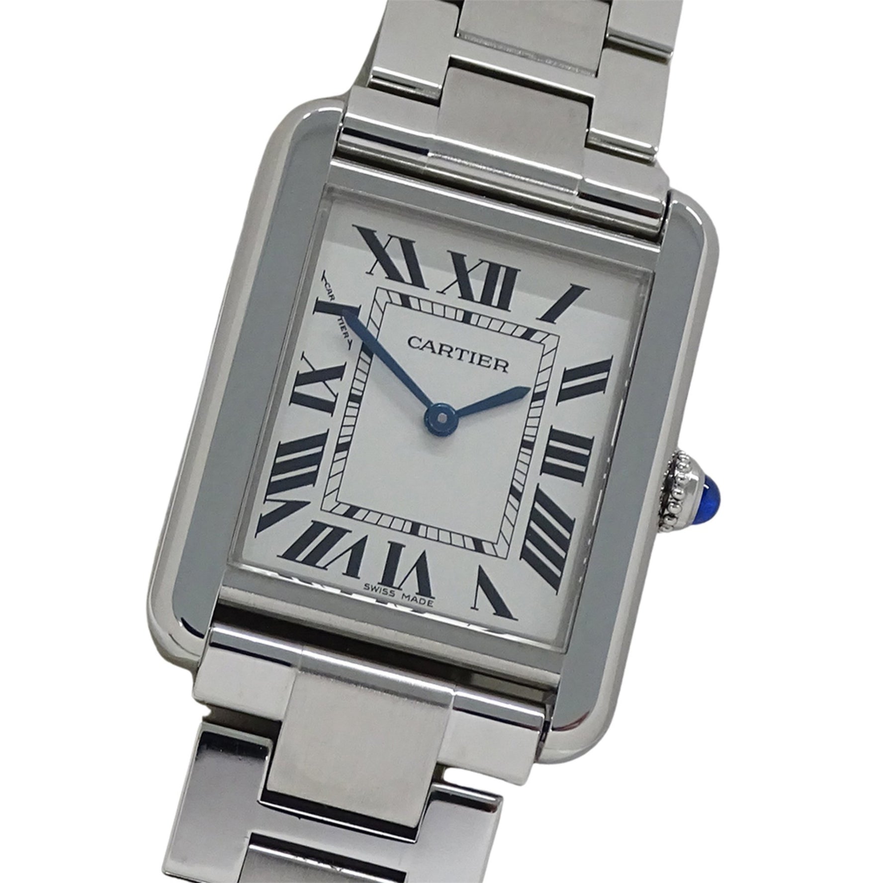 Cartier Tank Solo SM Quartz Watch Stainless Steel, Silver, Square, Polished