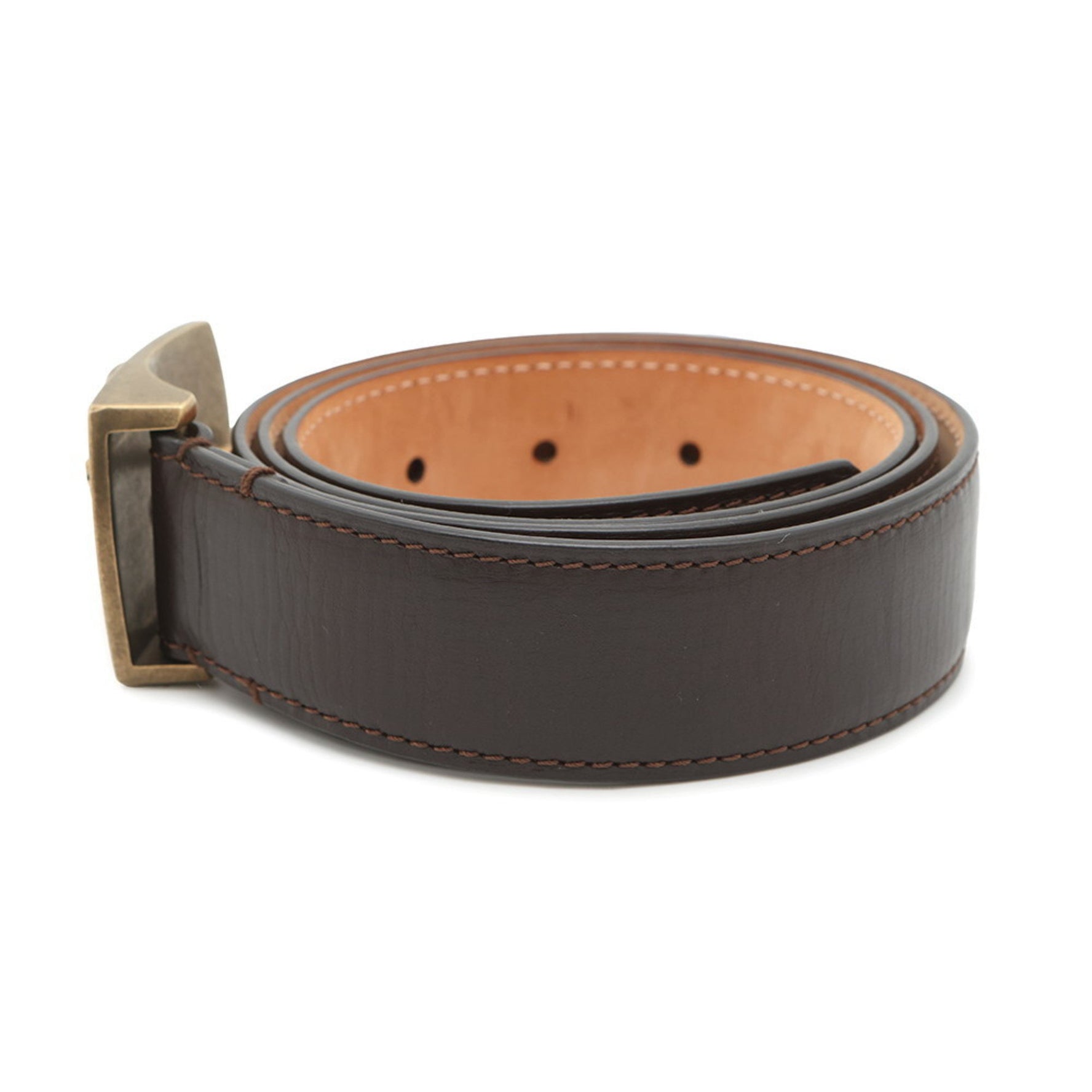 Louis Vuitton Belt Utah Line Exon Santur Leather Size 95