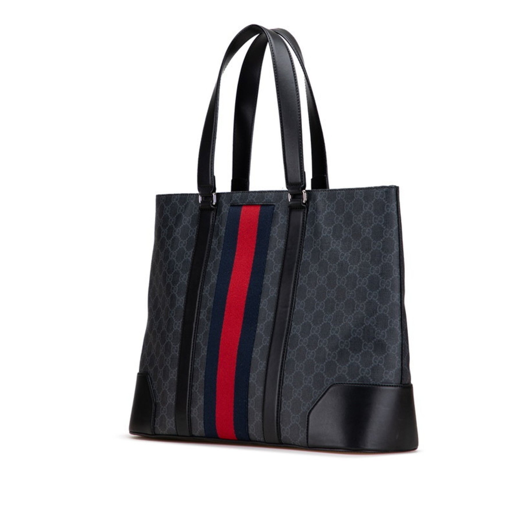 Gucci GG Supreme Tote Bag PVC Leather