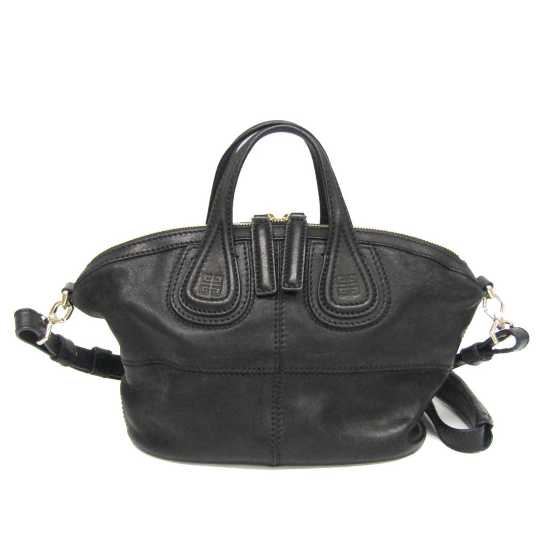 Givenchy Nightingale Micro Women's Leather Handbag,Shoulder Bag Black