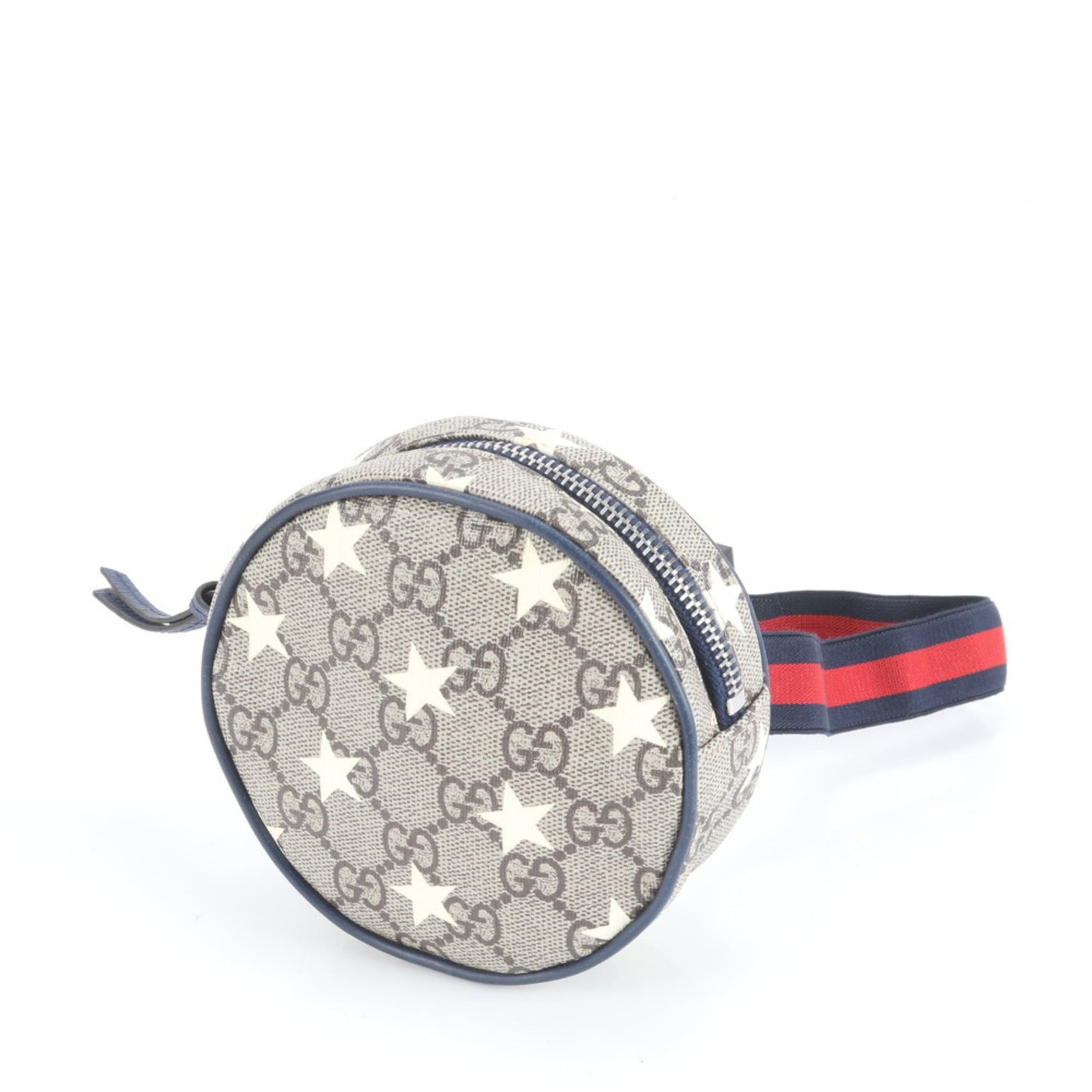 Gucci GG Supreme Star Leather Waist Bag, Pouch, Body Shoulder Bag