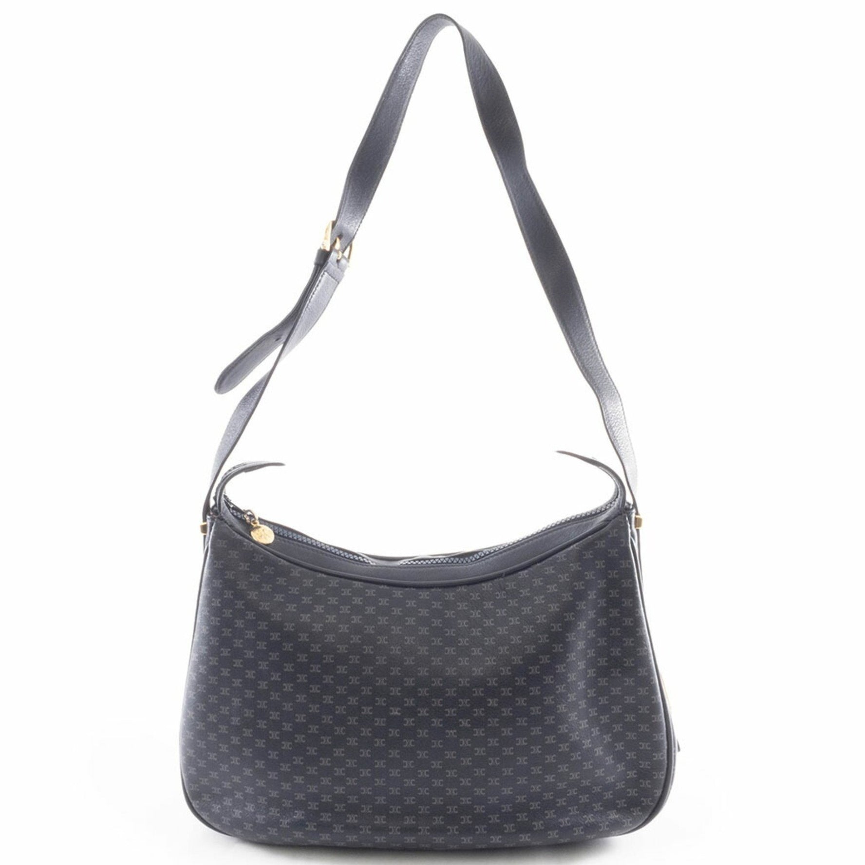 Celine Blason Shoulder Bag in Macadam, Old Style