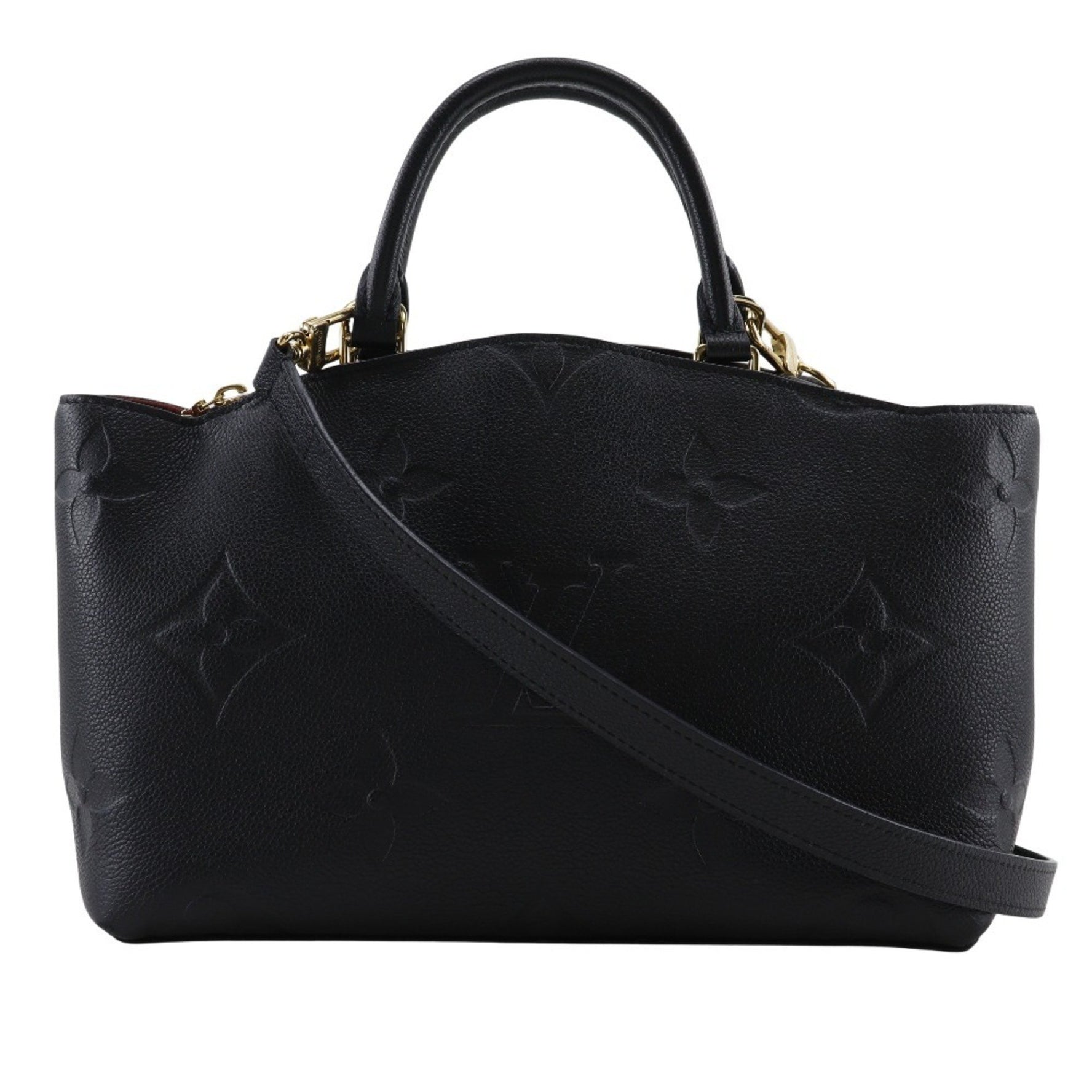 Louis Vuitton Petit Palais PM Handbag Monogram Empreinte Noir Black