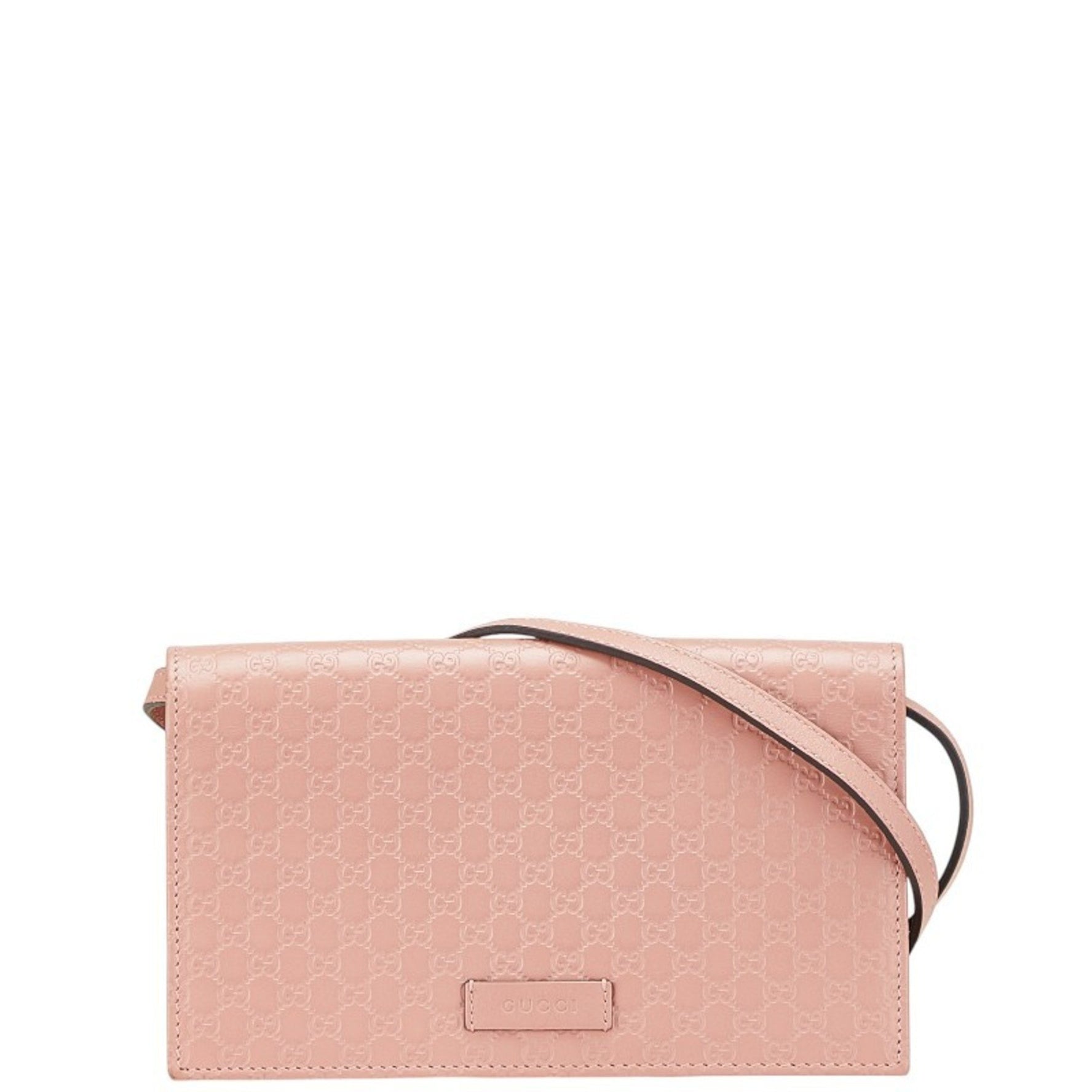 Gucci Micro Guccissima Shoulder Wallet Long Leather