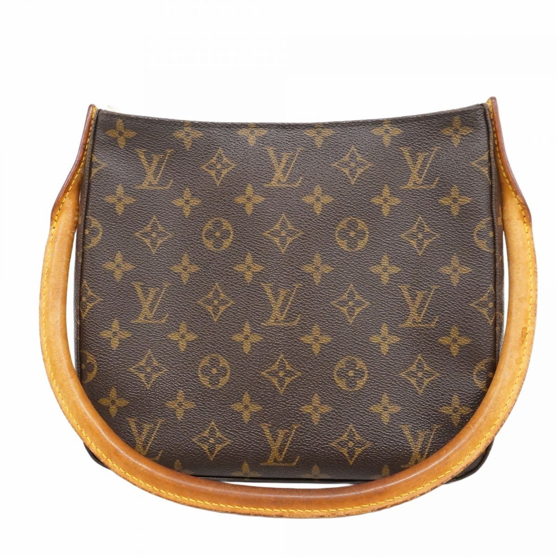Louis Vuitton Monogram Looping MM Shoulder Bag M51146 Brown Women's