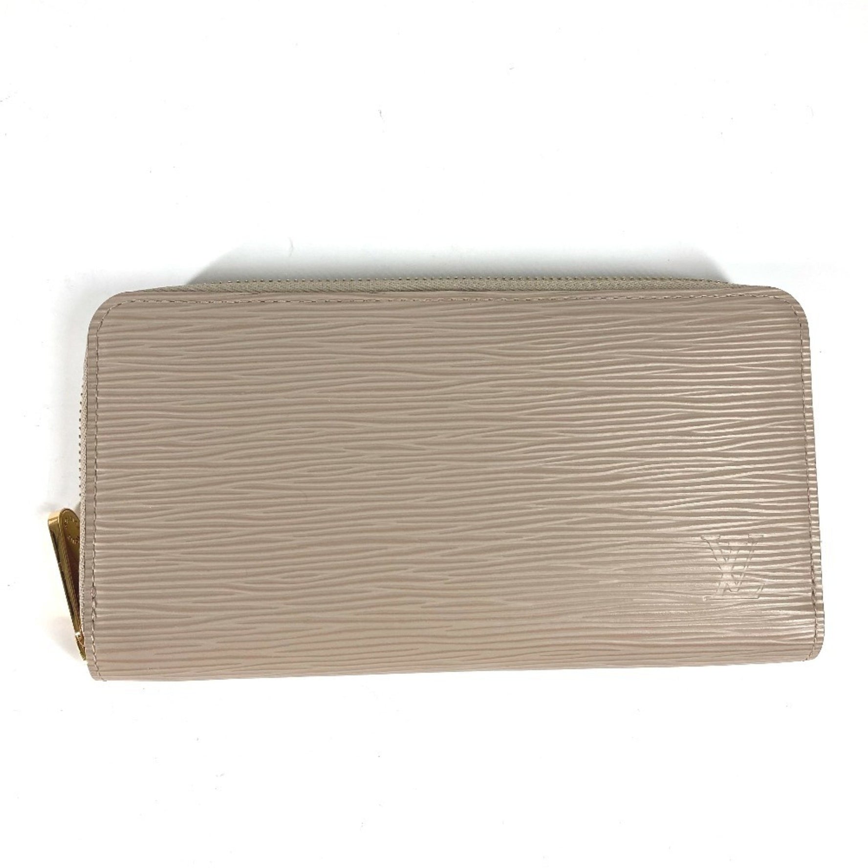 LOUIS VUITTON M67805 Epi Zippy Wallet, Round Zip Long Leather, Men's, Galle, Beige