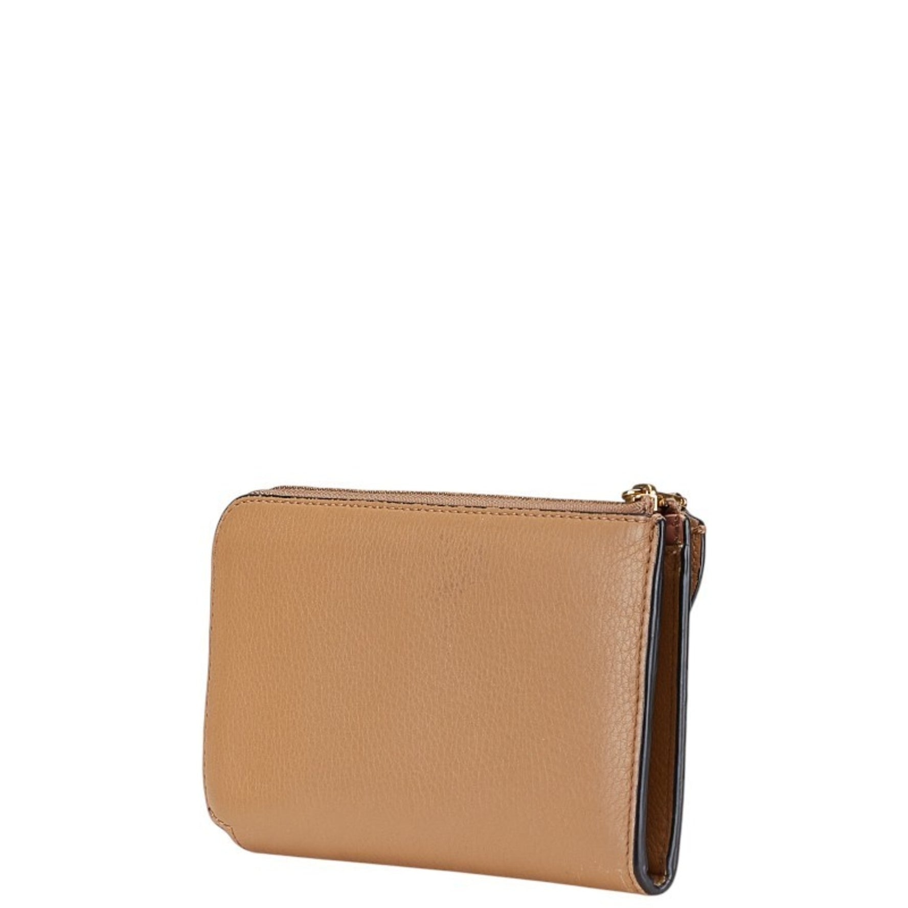 Burberry Long Wallet Brown Leather Women's BURBERRY