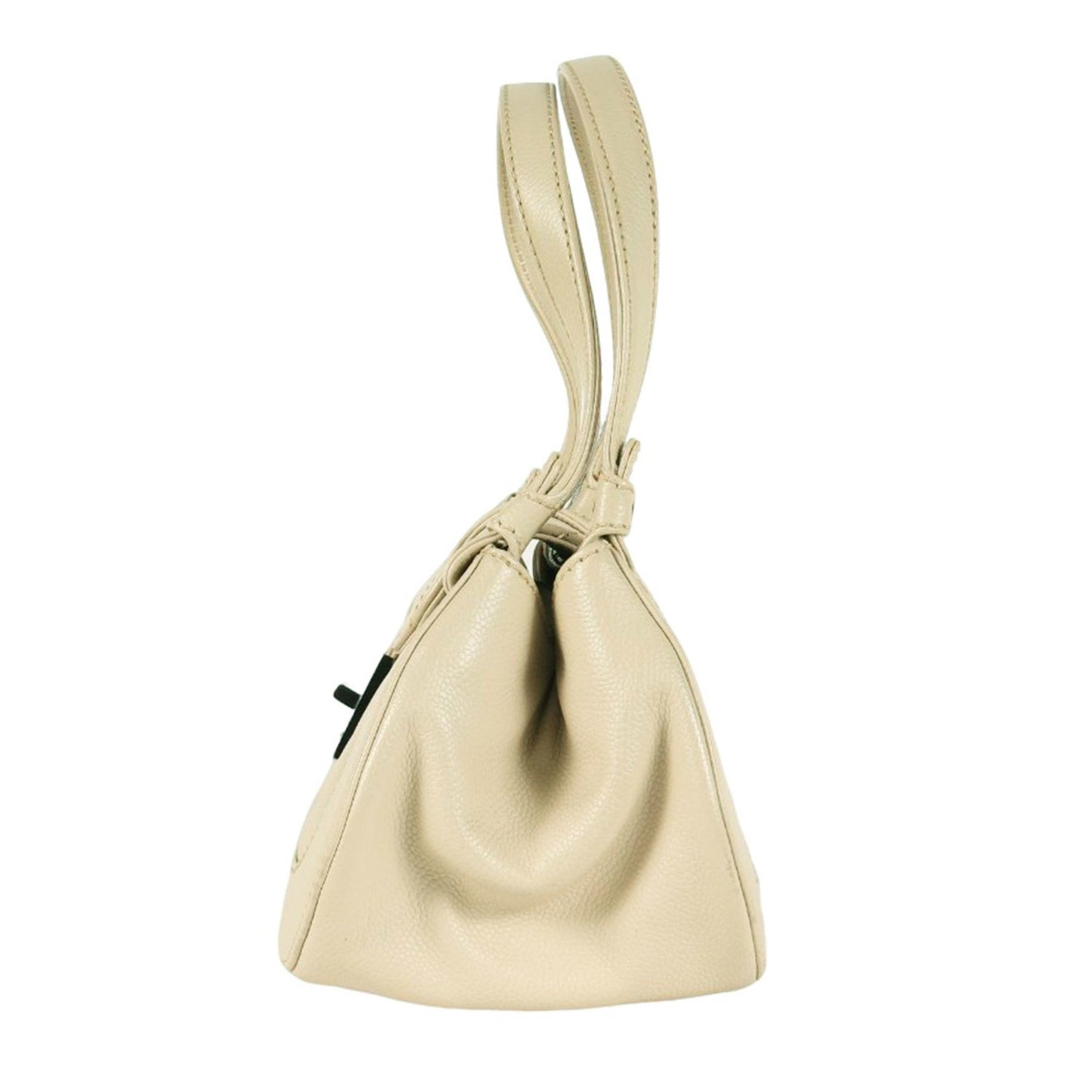 CHANEL Caviar Skin 2.55 Matelasse Handbag with Turnlock Leather