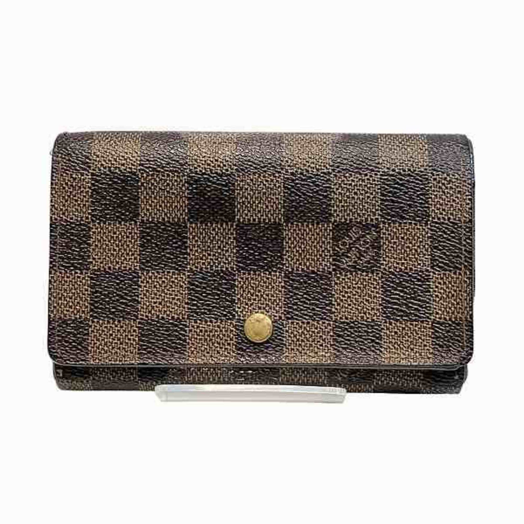 Louis Vuitton Damier Porte Monnaie Tresor N61730 Bi-fold Wallet for Men and Women