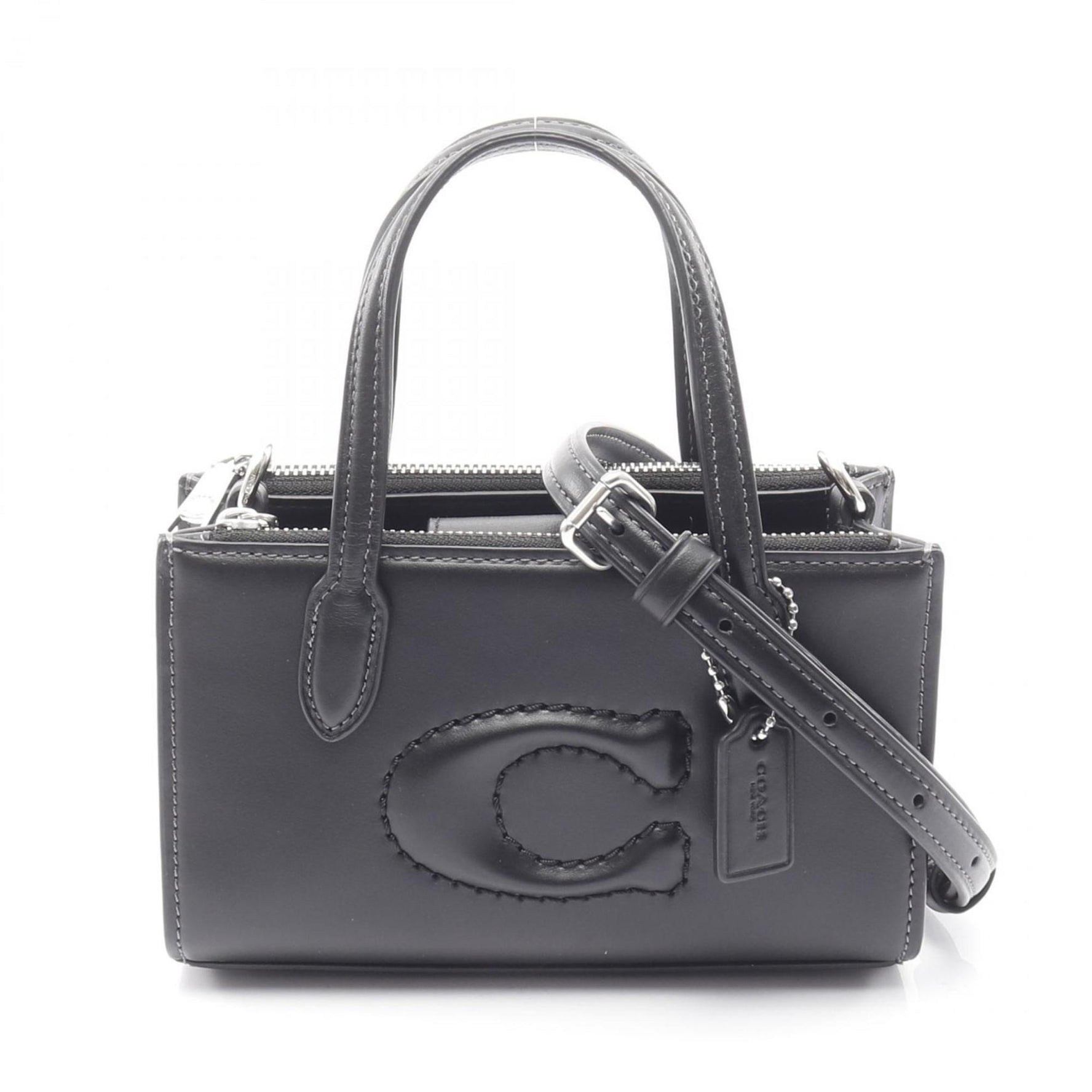 Coach Nina Mini Tote Handbag, Leather