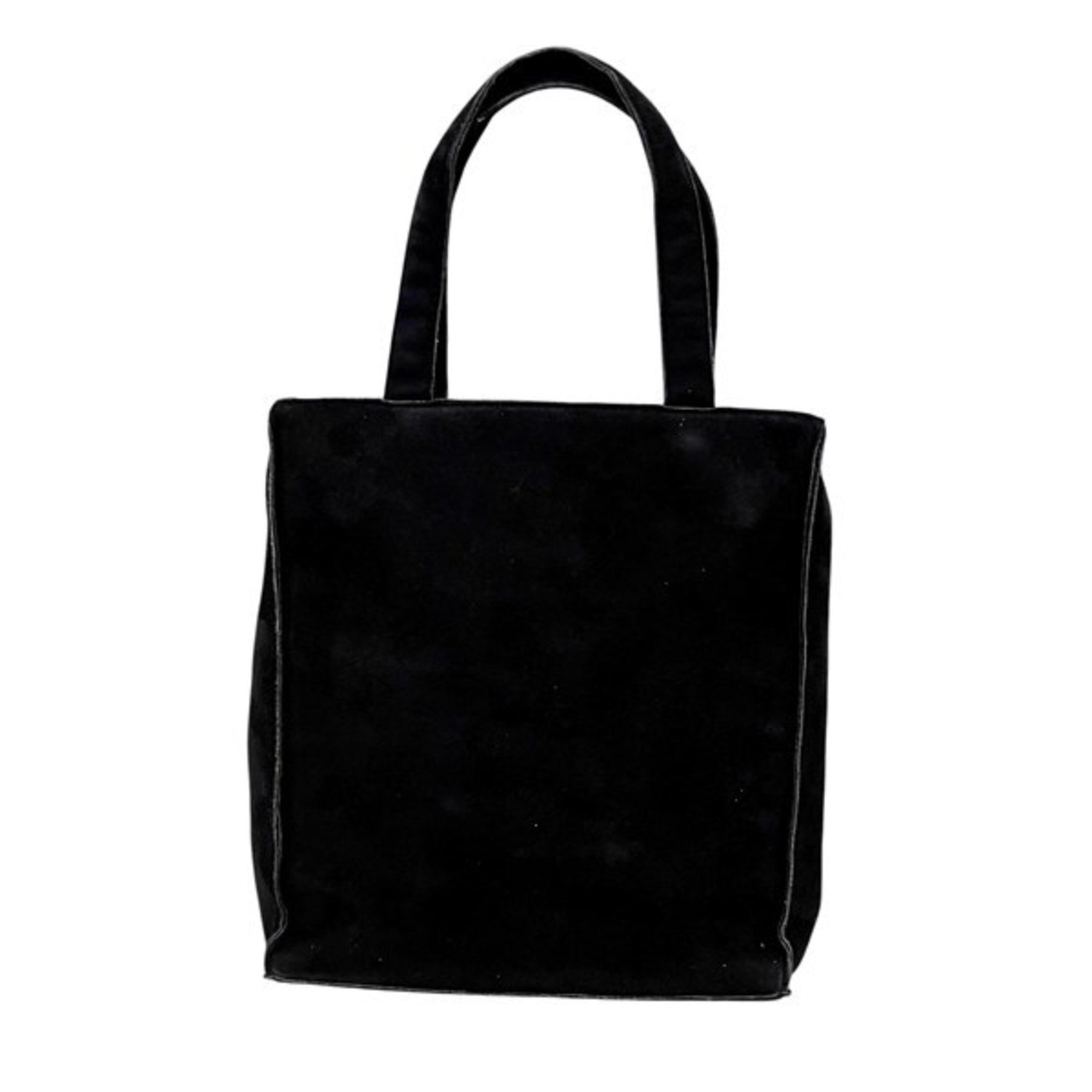 CHANEL Rhinestone Suede Bag Handbag for Women