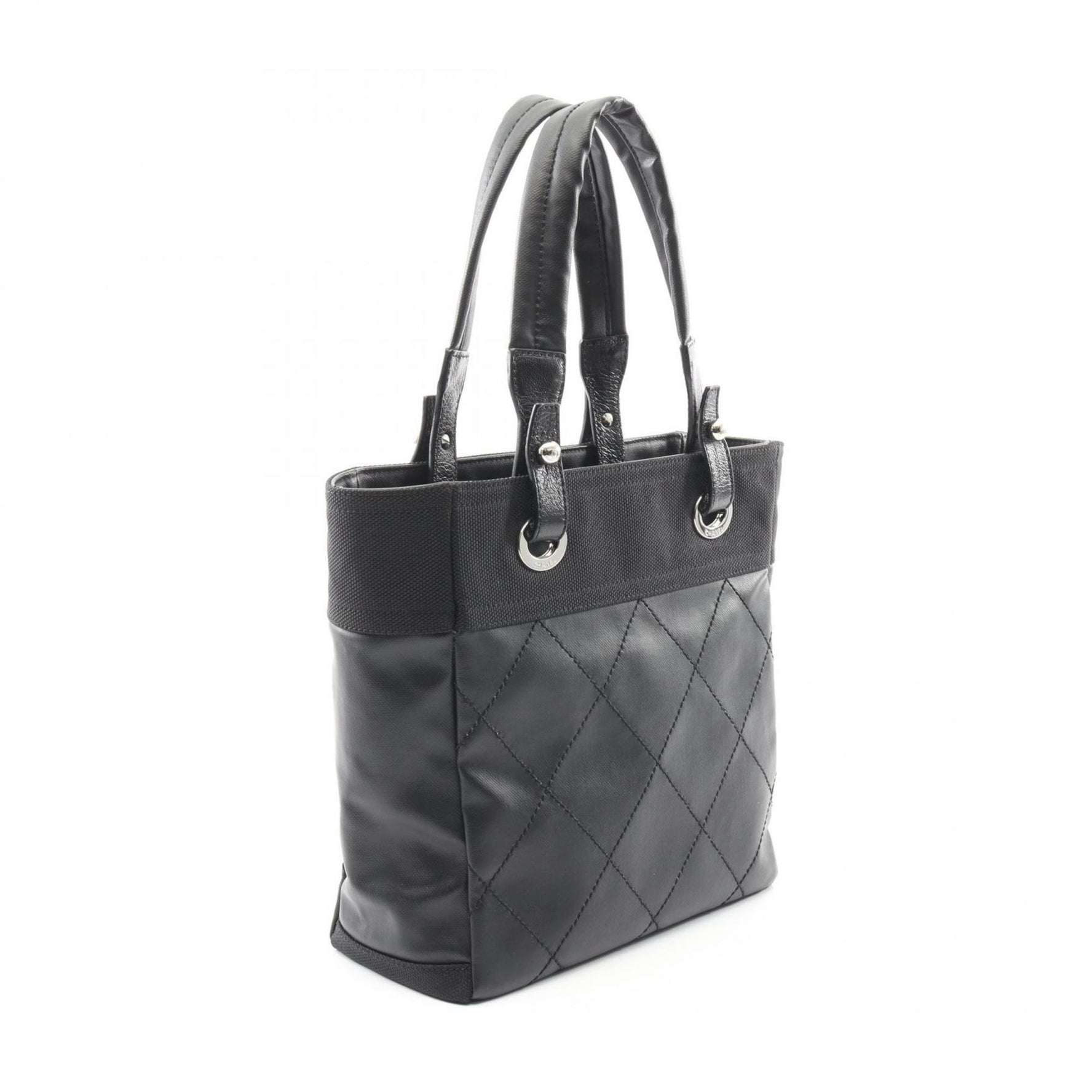 CHANEL Paris-Biarritz PM Tote Bag, Coated Canvas and Leather